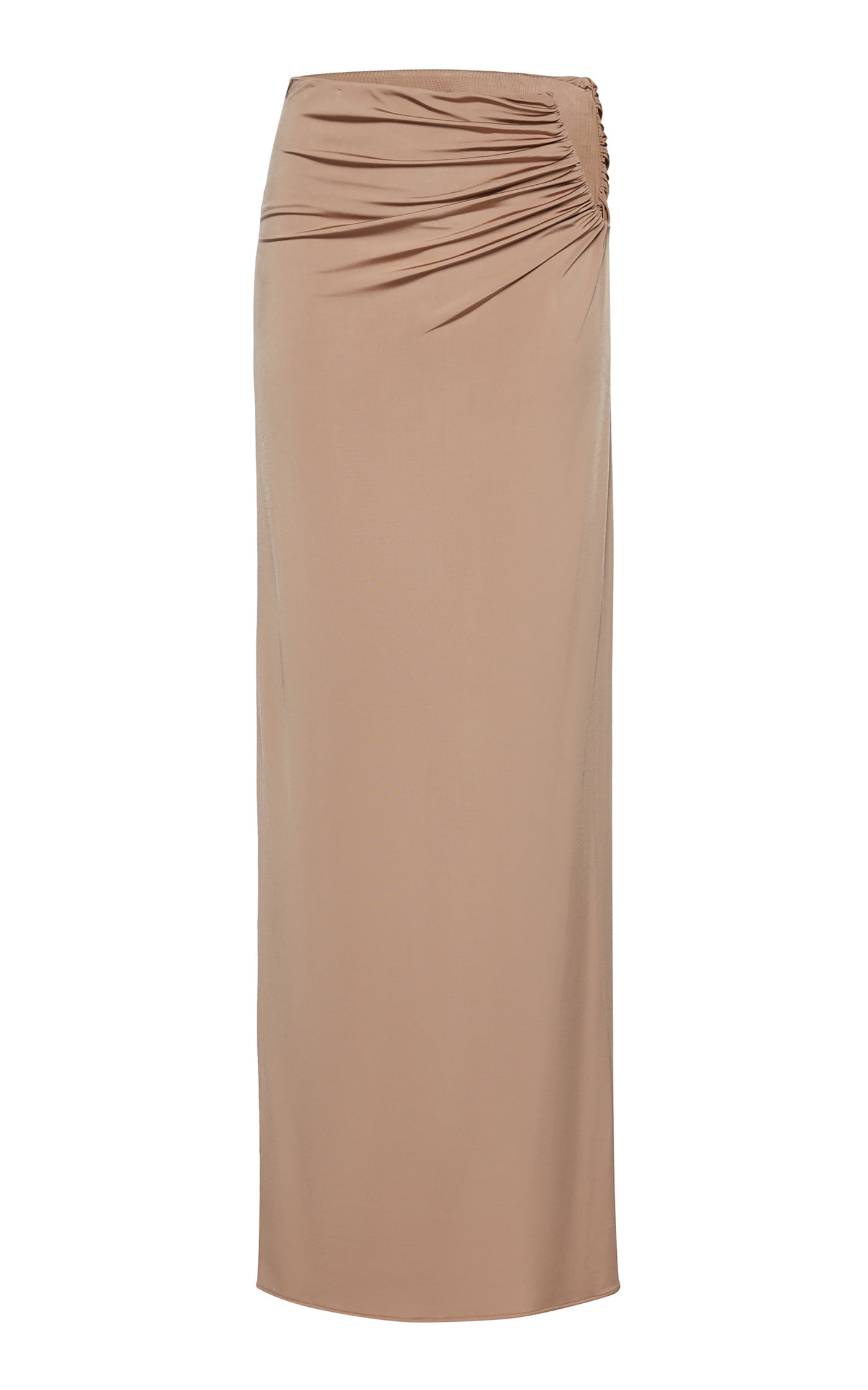 Ruched Cutout Maxi Skirt
