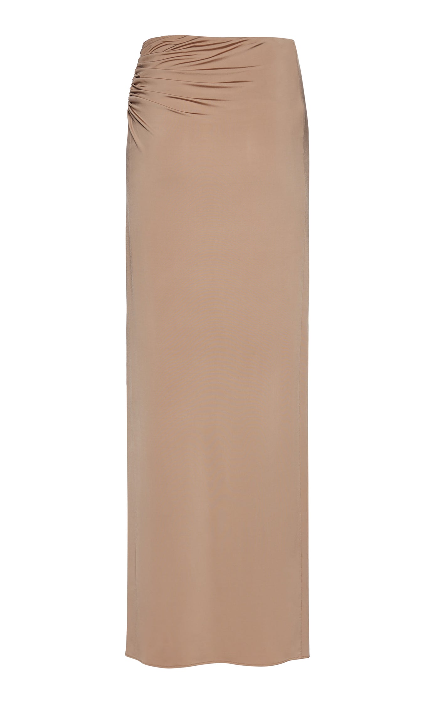 Ruched Cutout Maxi Skirt