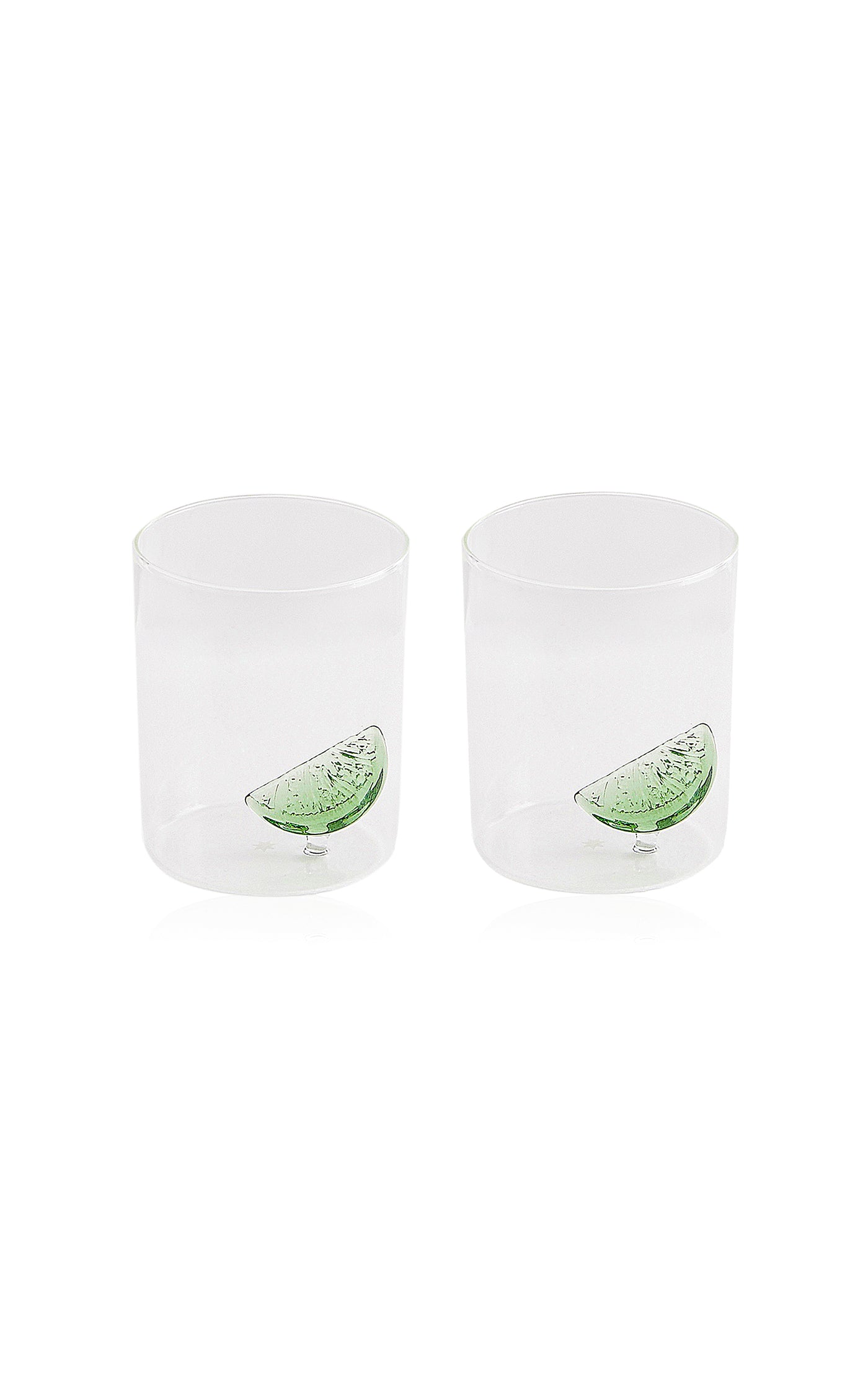 Set Of Two Gin And Tonic Glasses