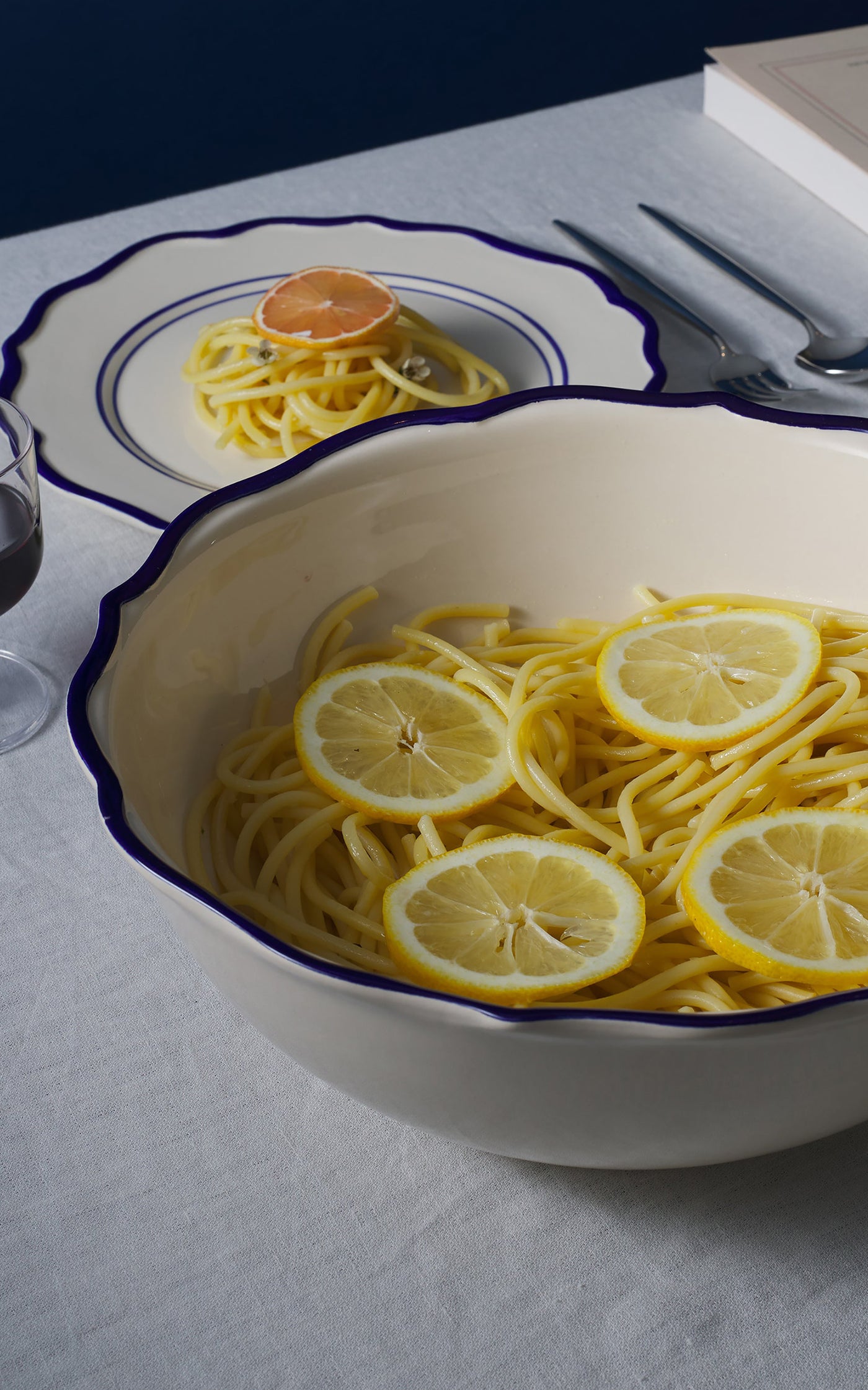 Jane Hand-Painted Ceramic Serving Bowl