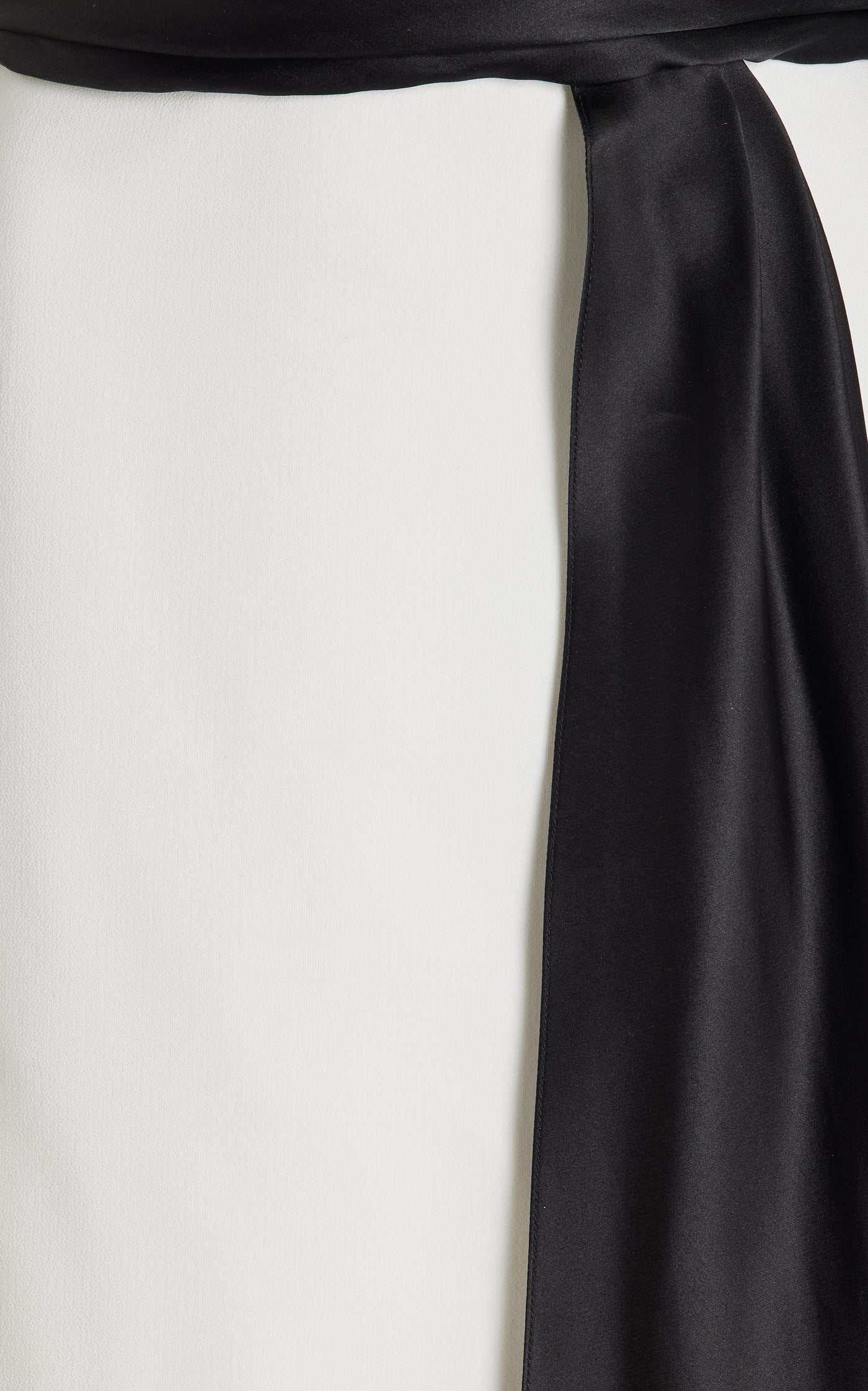 Exclusive Draped Two-Tone Silk Gown