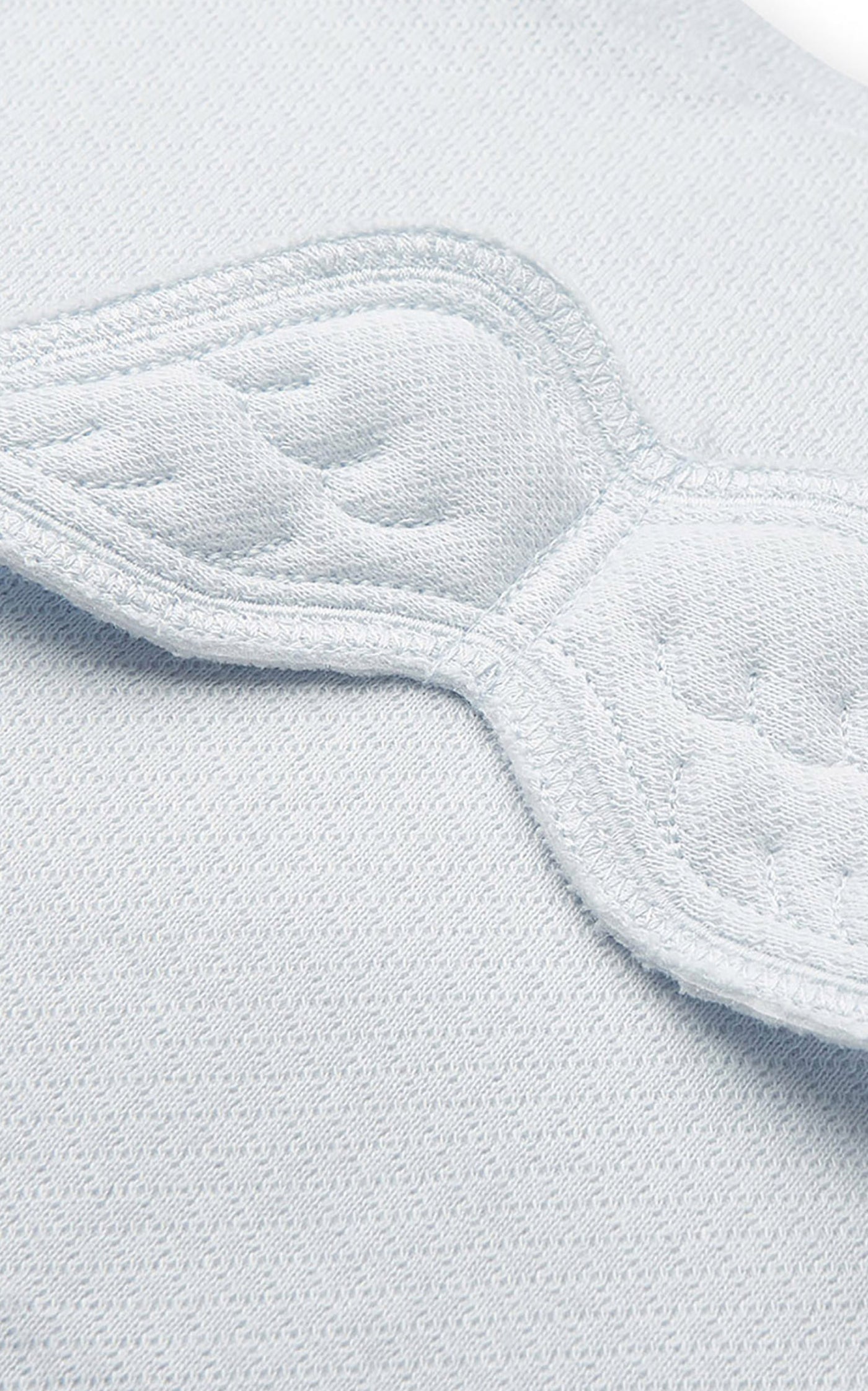 Angel Wing™ Pointelle Sleepsuit - Blue