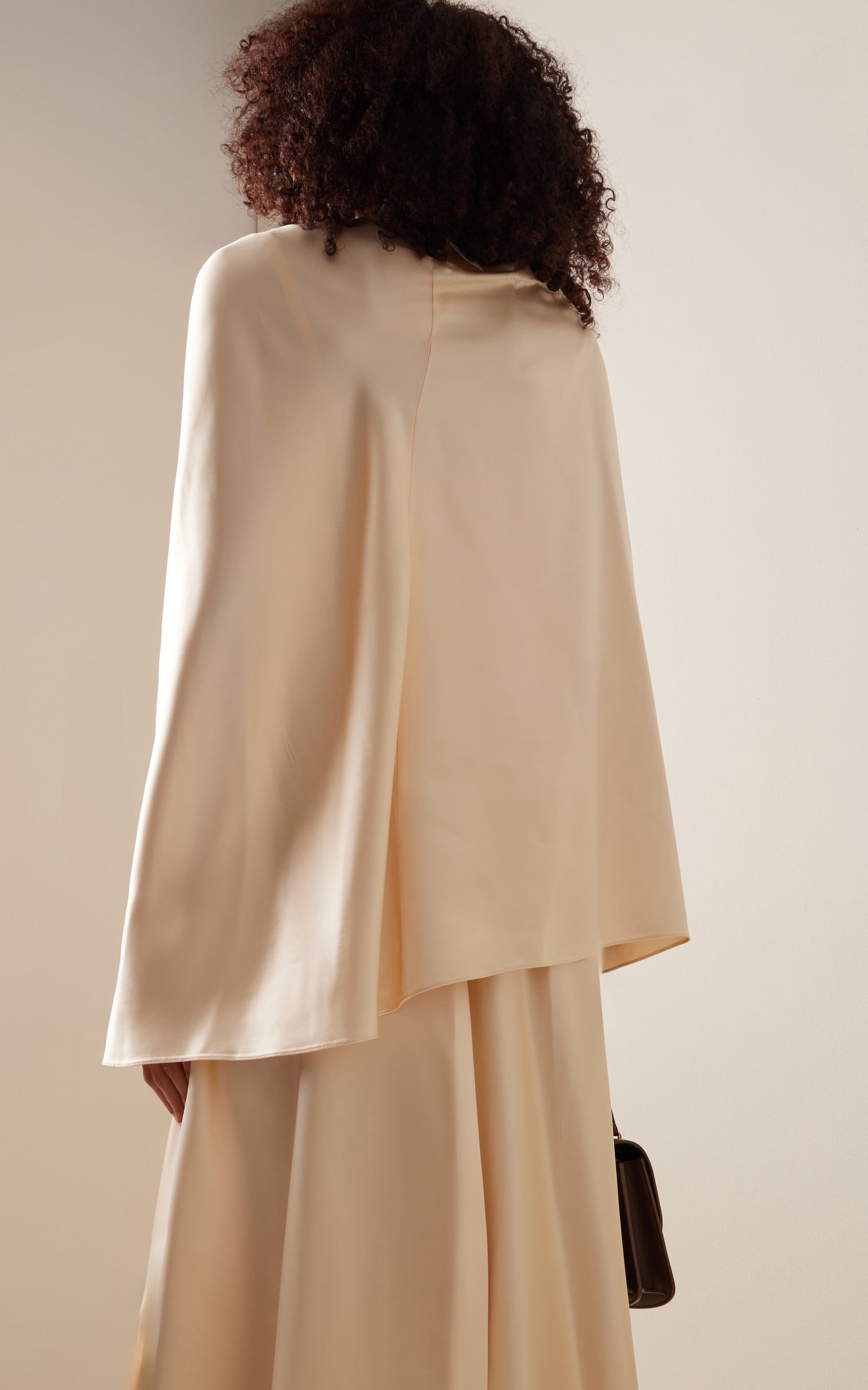 Twisted Satin Capelet