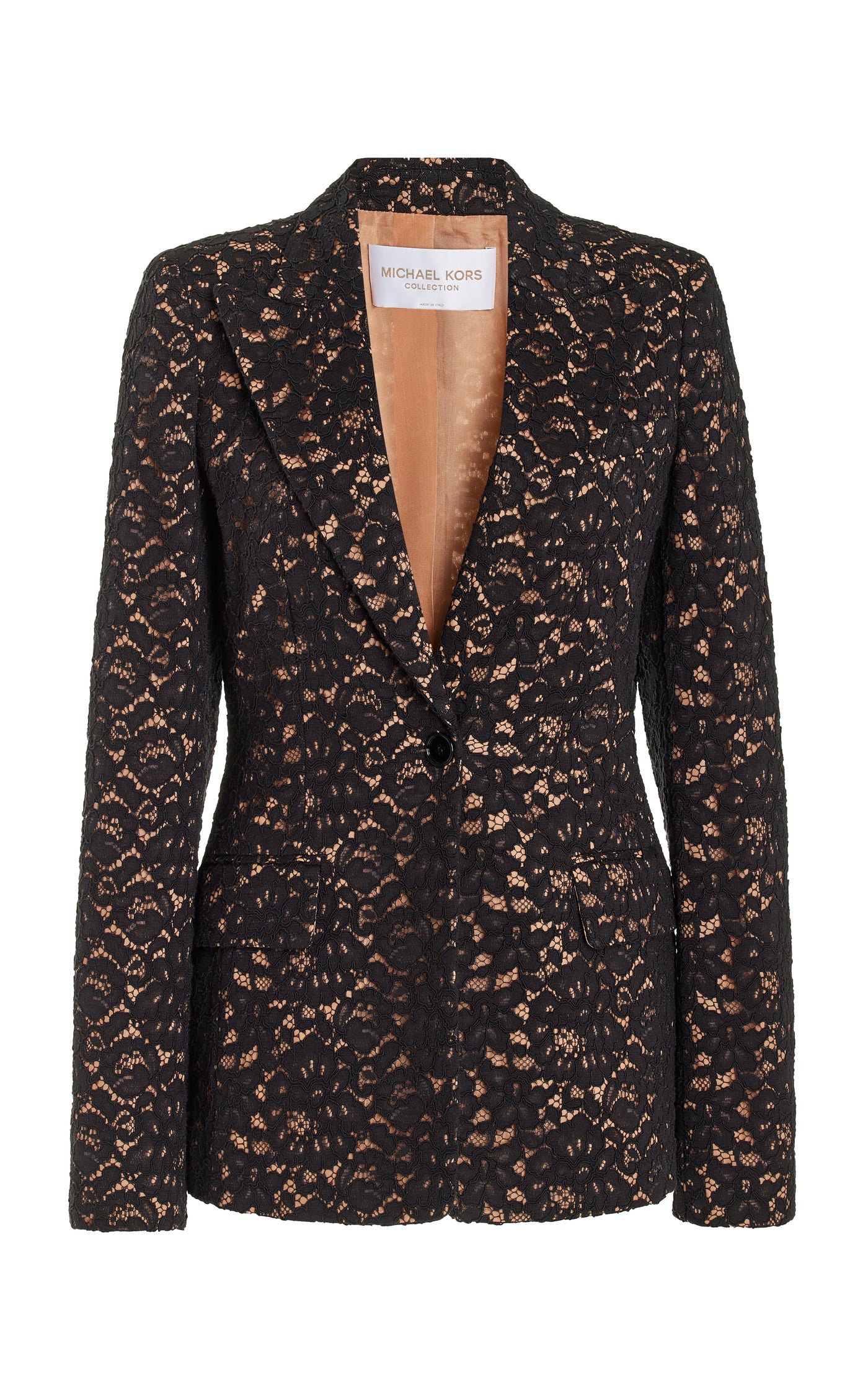 Georgina Single-Breasted Lace Blazer