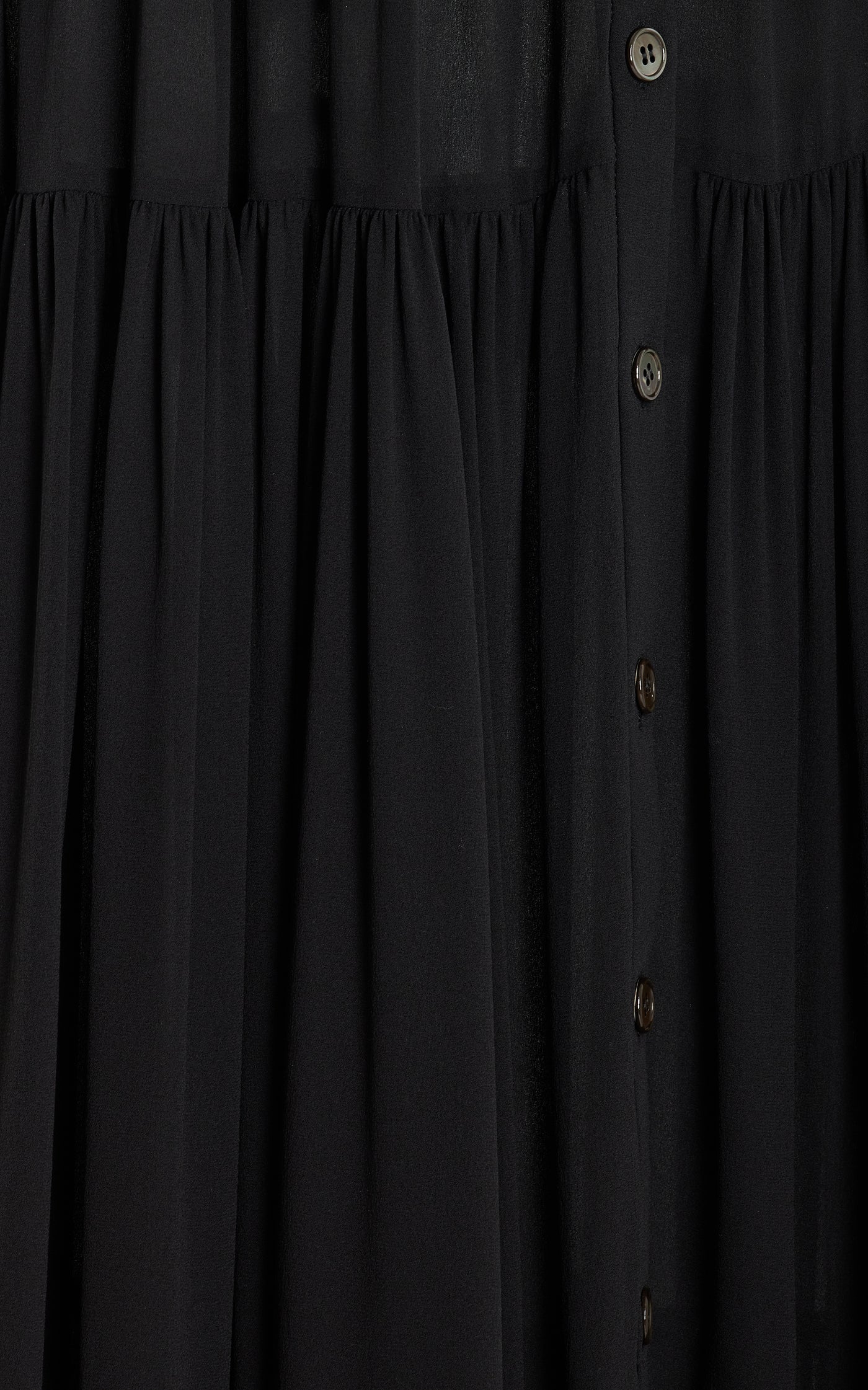 Tiered Organic Silk Maxi Skirt