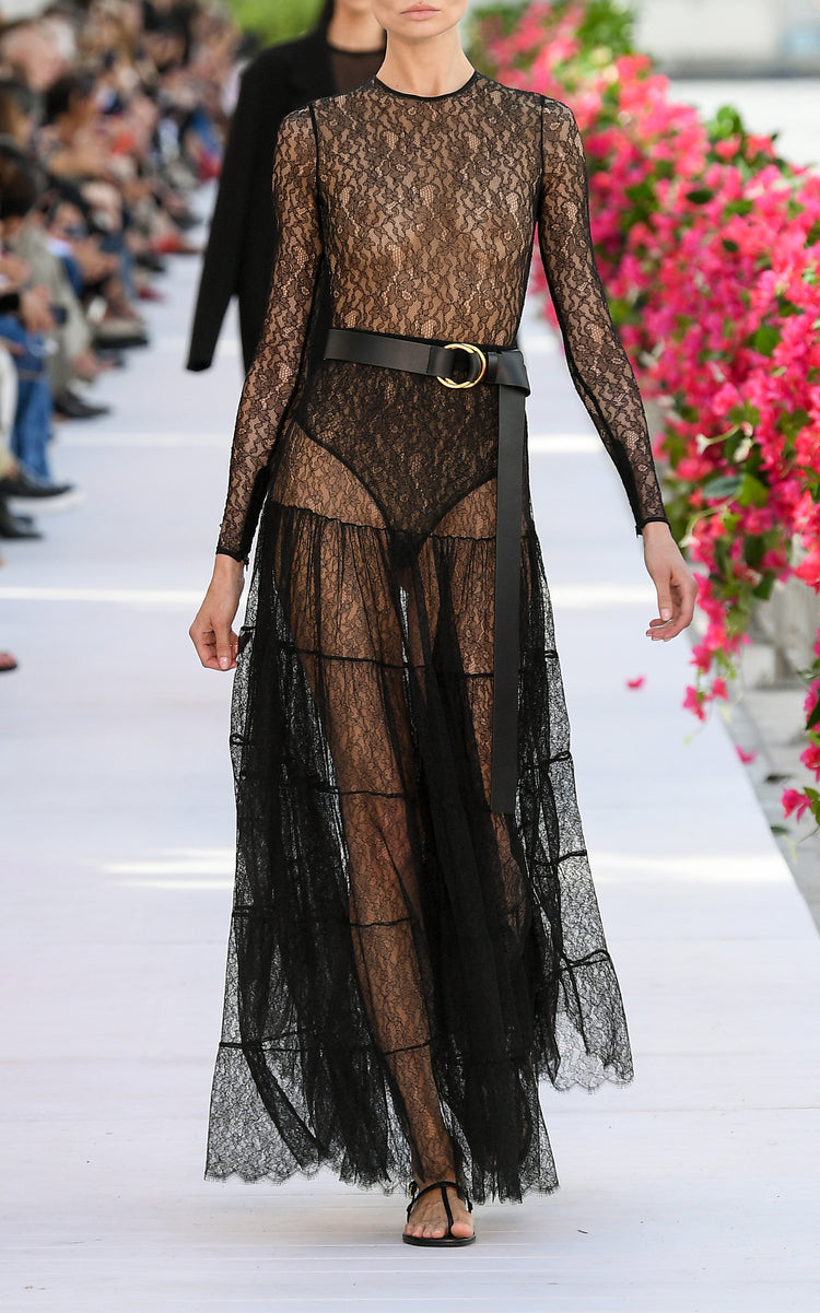 Stretch Chantilly Lace Bodysuit