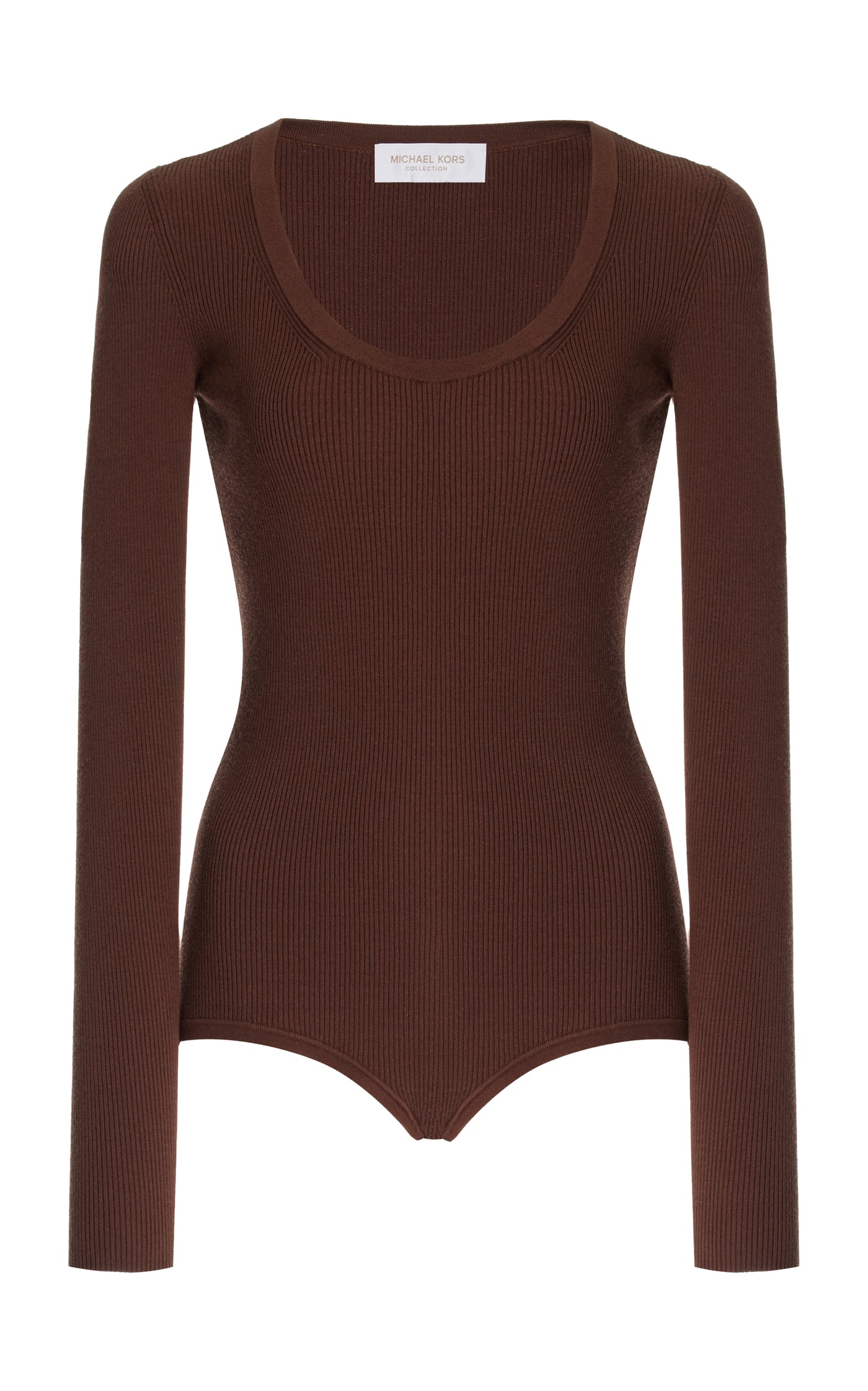 Ribbed-Knit Bodysuit