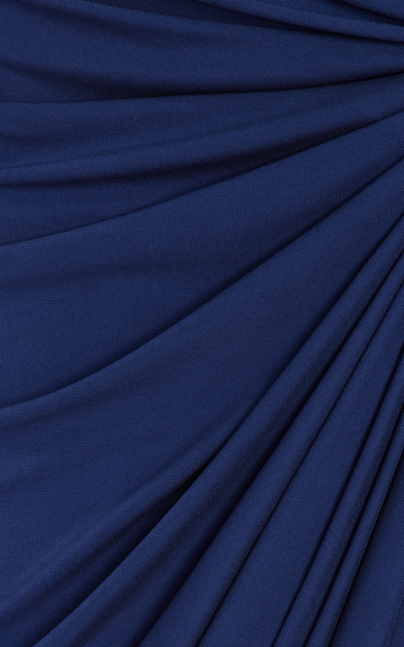 Gathered Jersey Midi Sarong Skirt