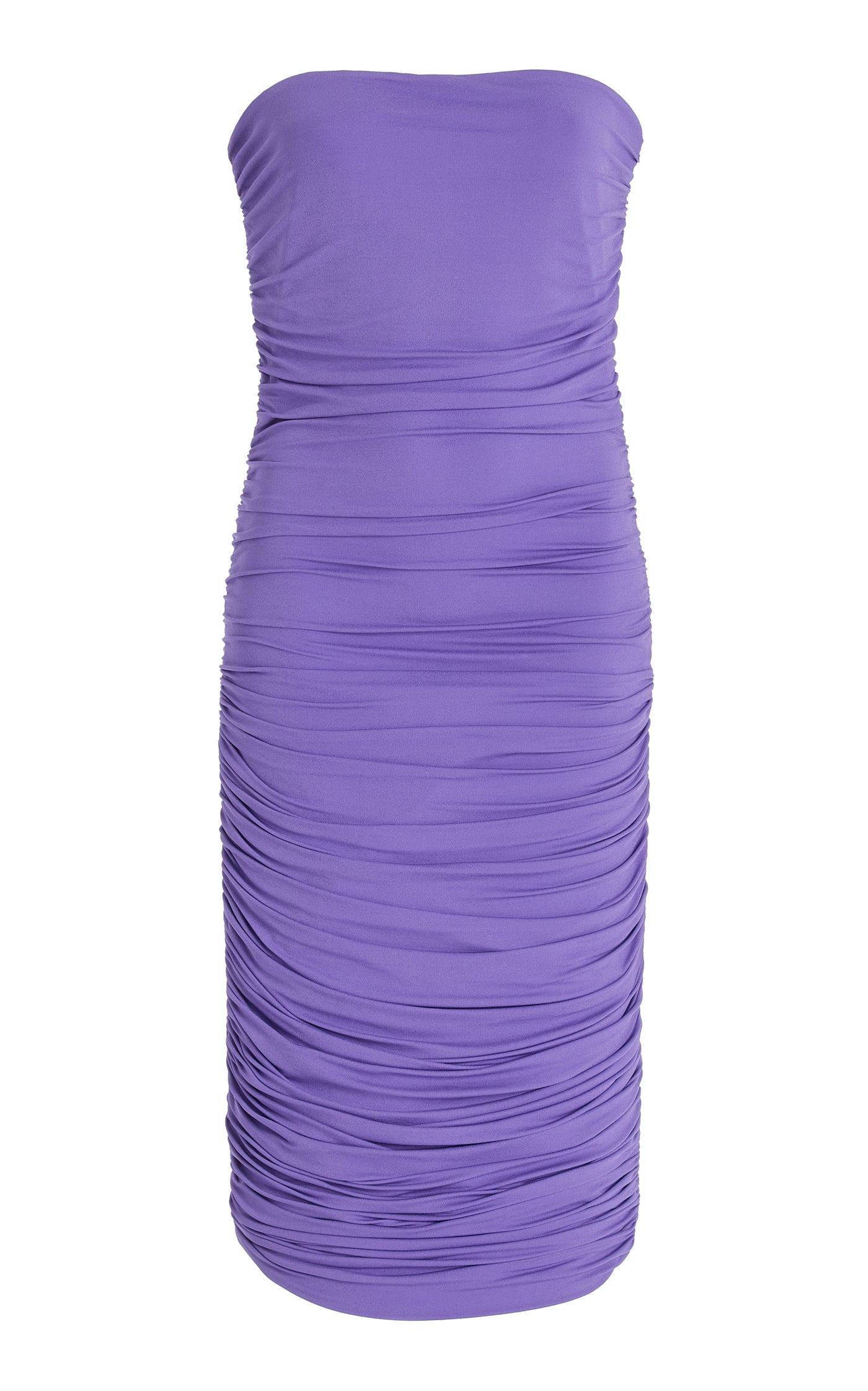 Ruched Jersey Midi Dress