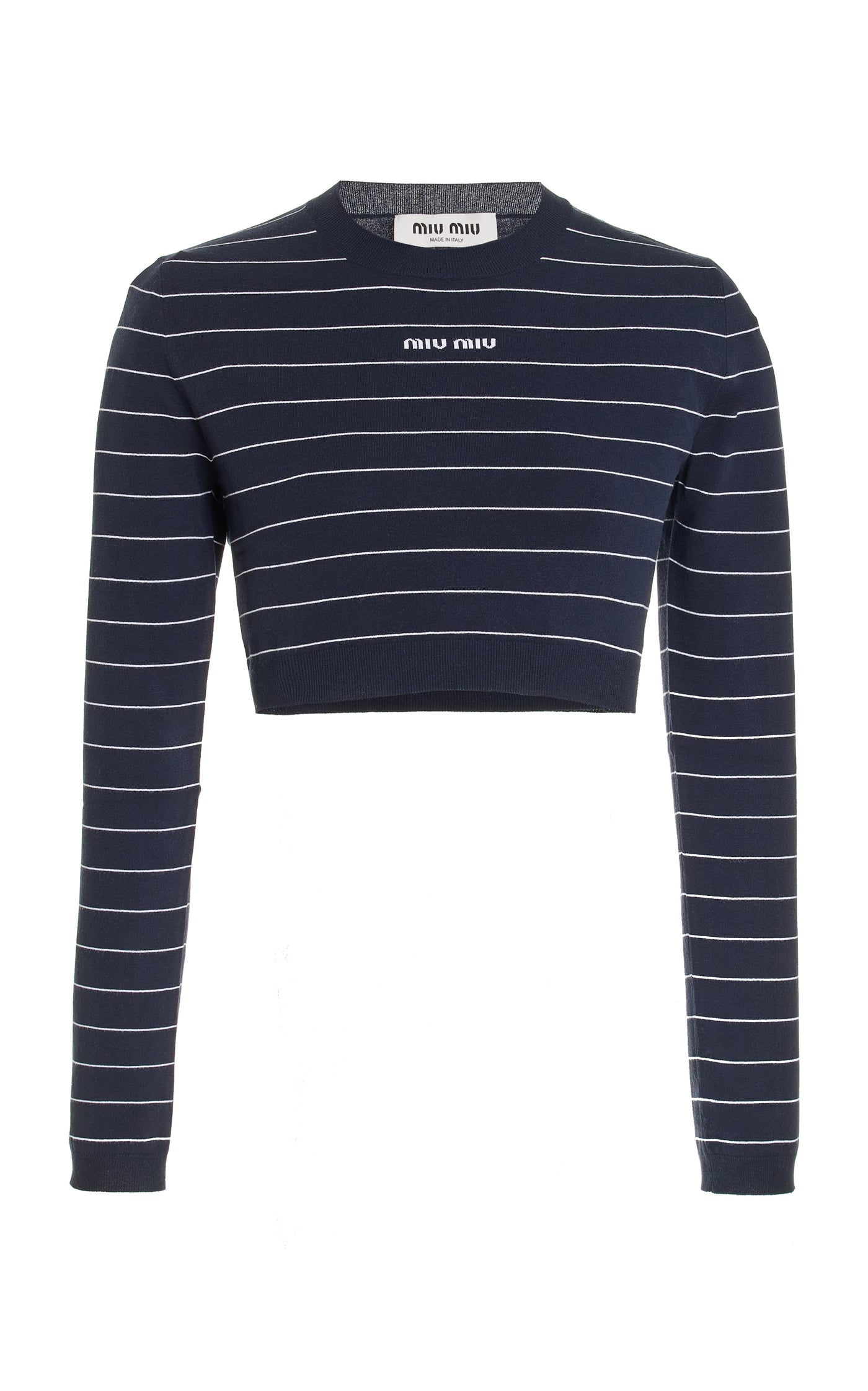 Striped Knit Crop Top