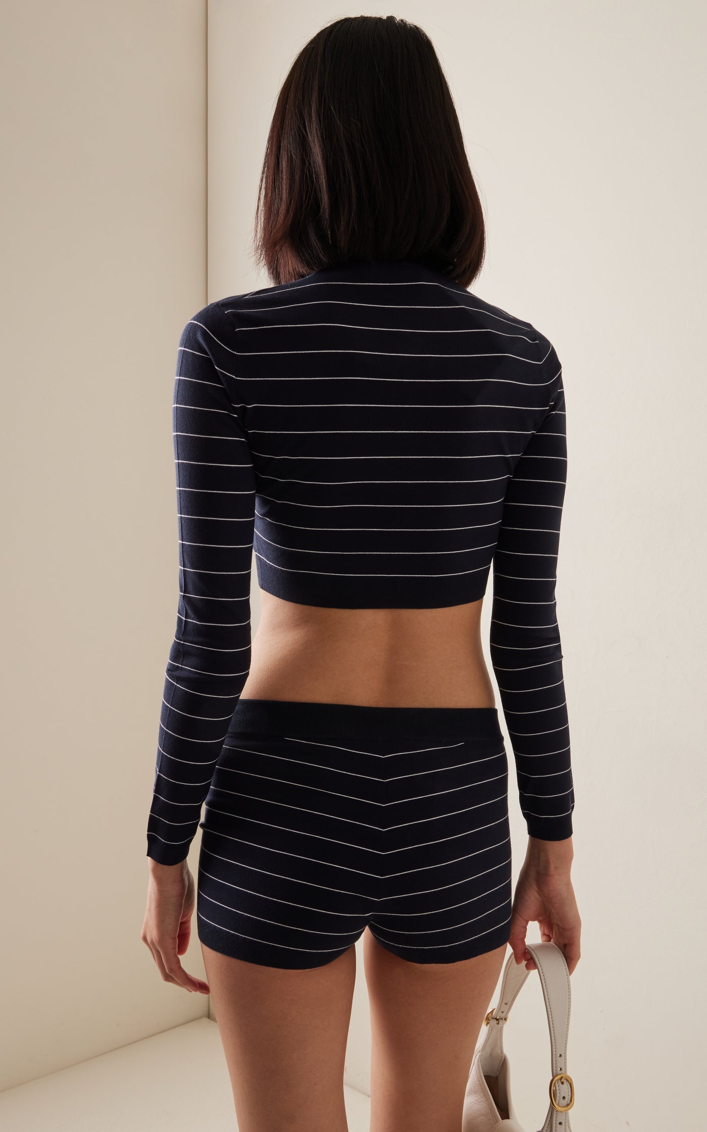 Striped Knit Crop Top