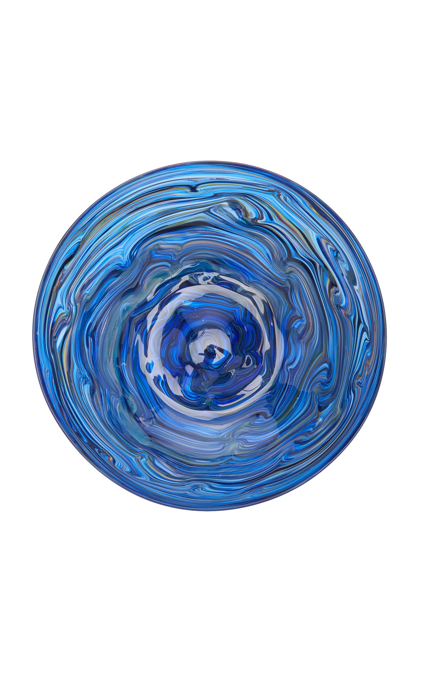Calcedonio Glass Salad Bowl