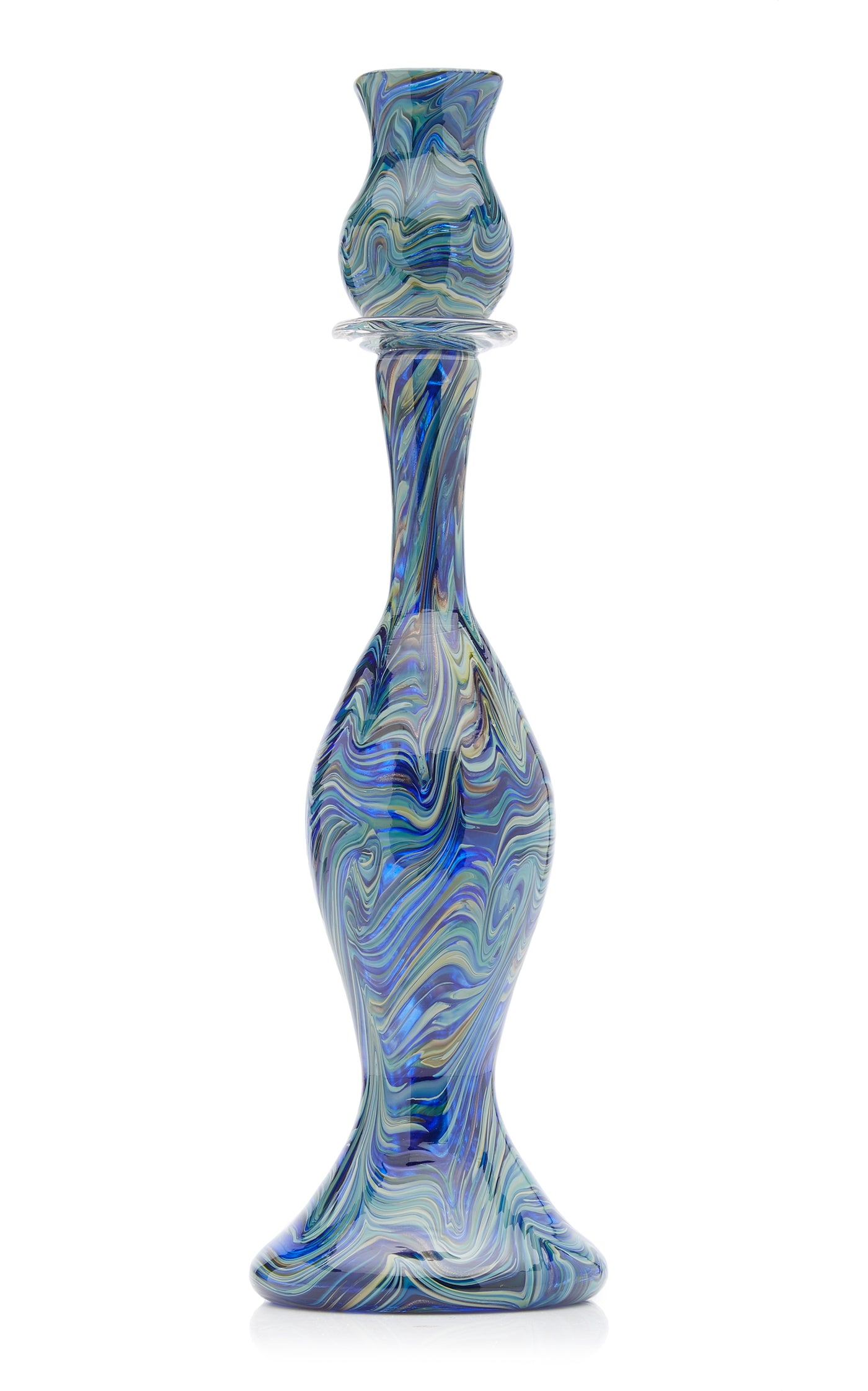 Calcedonio Glass Candlestick