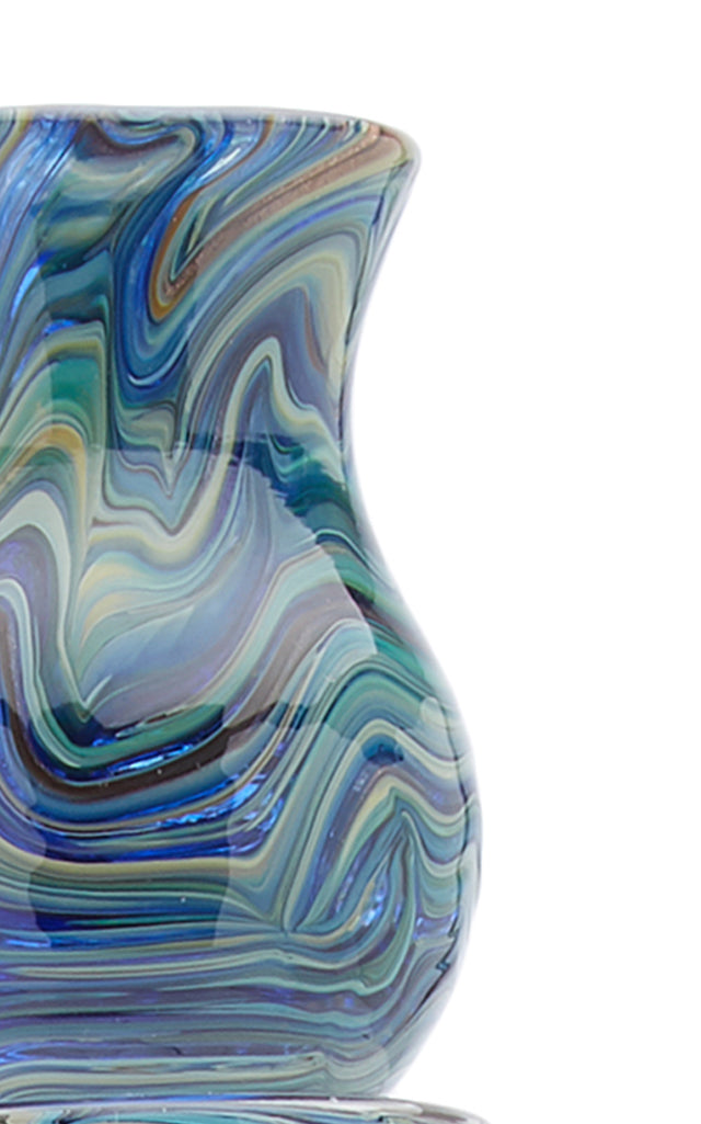Calcedonio Glass Candlestick
