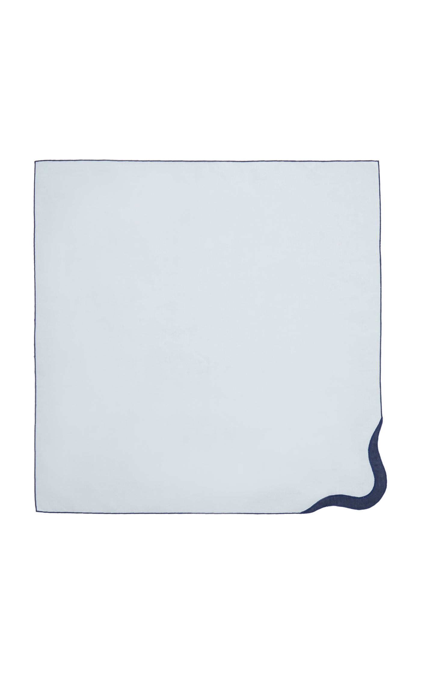 Scalloped Linen Placemat and Napkin Set