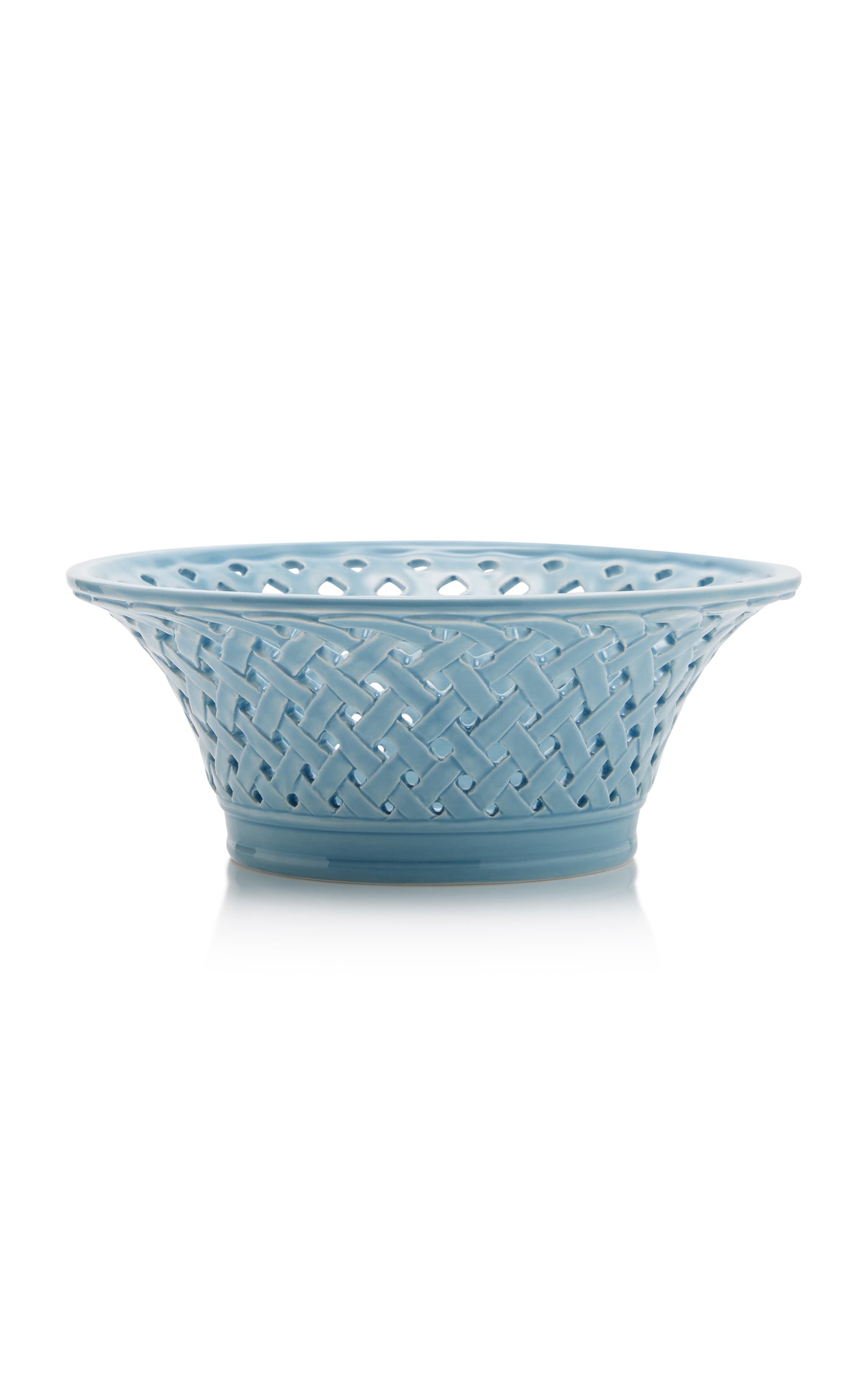 Openwork Creamware Bowl