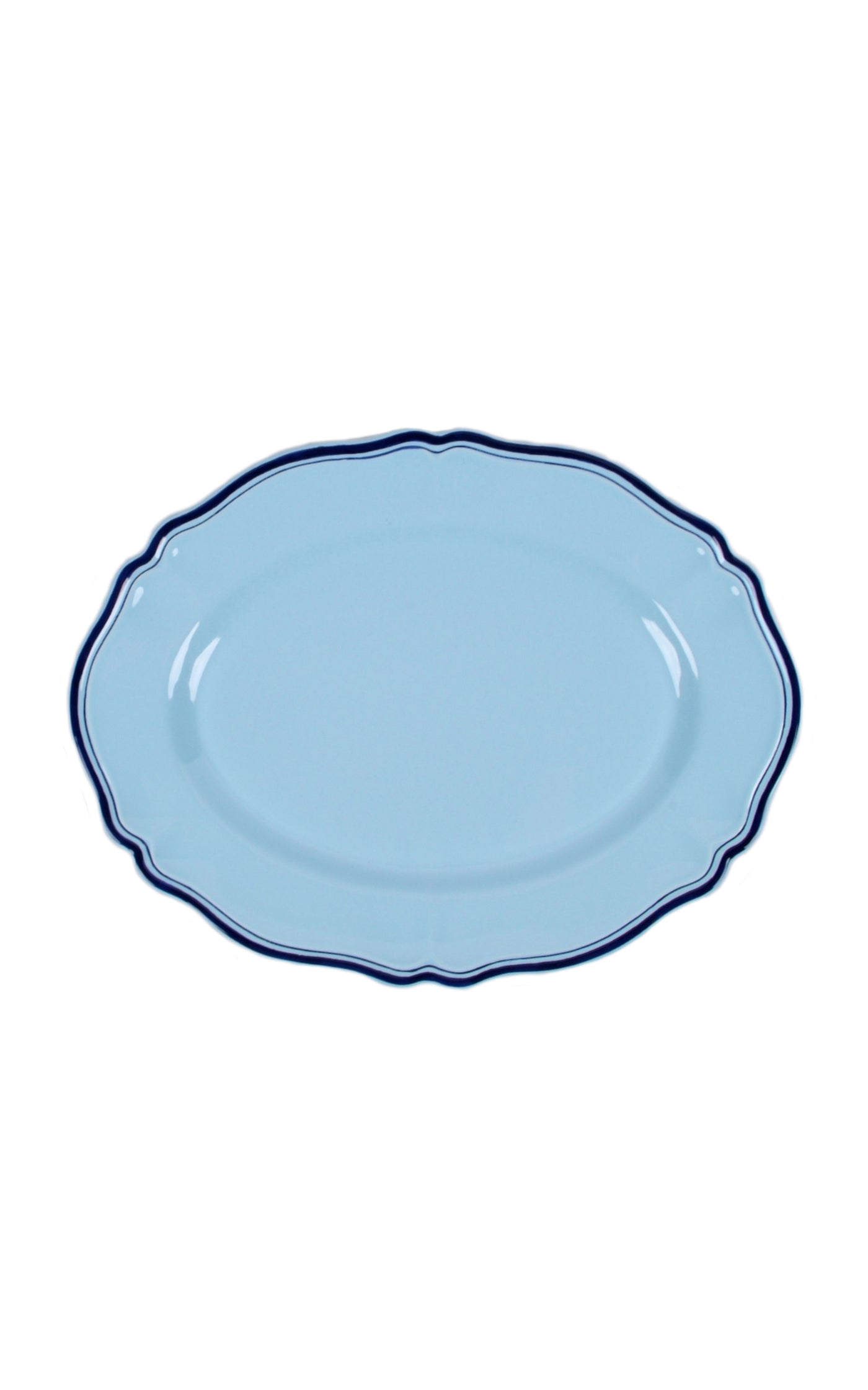Moda Domus, Hand-painted Ceramic Serving Plate