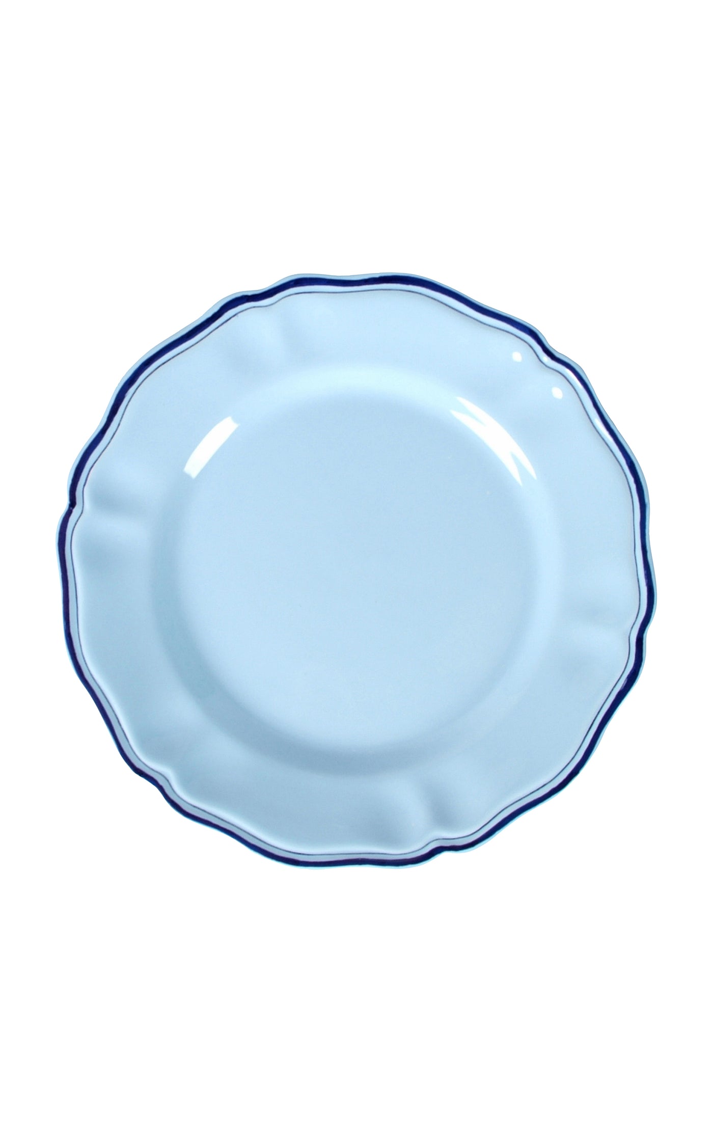 Moda Domus, Set-Of-Four Hand-Painted Ceramic Dinner Plates