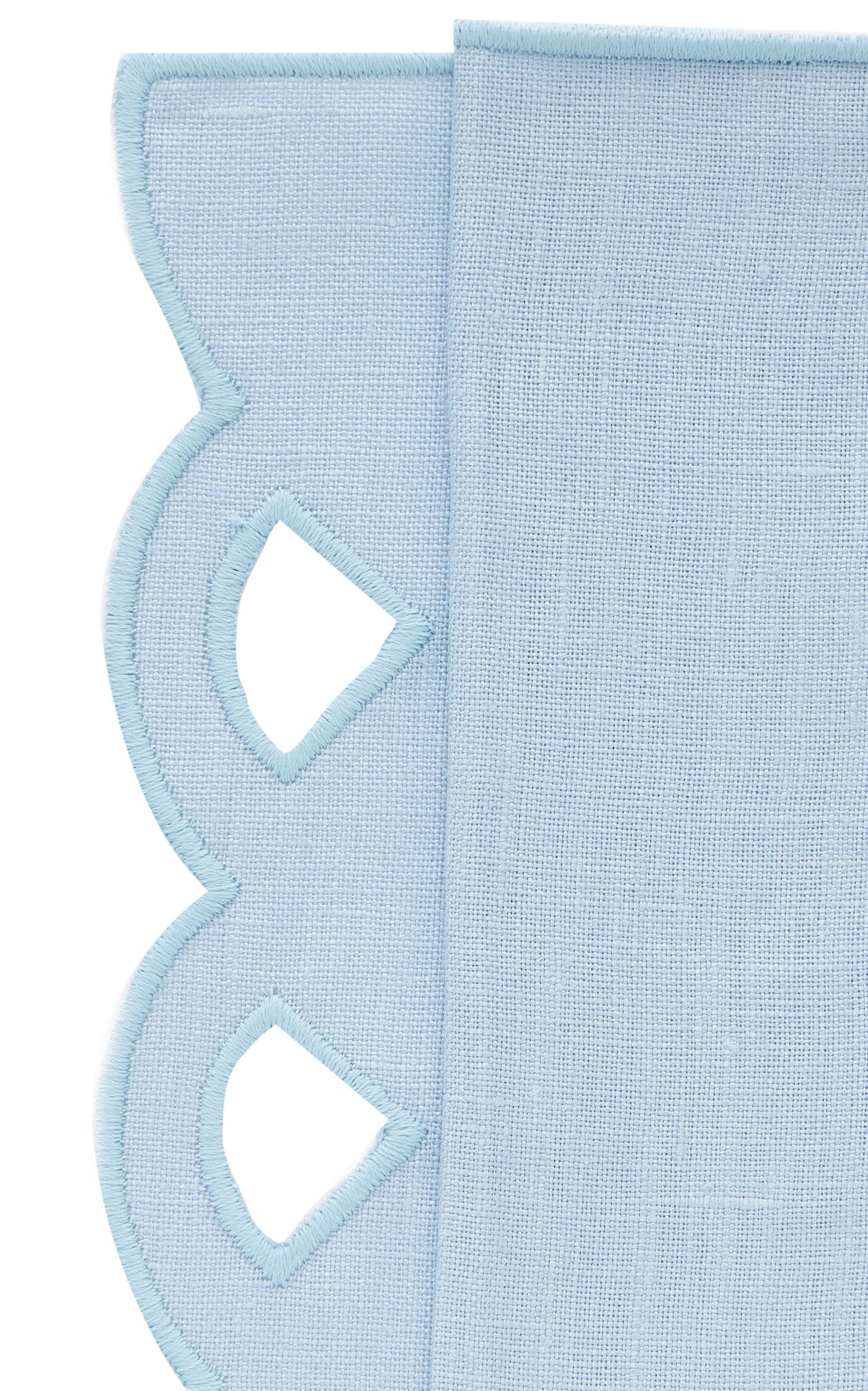 Set-of-Four Handcrafted Linen Cocktail Napkins