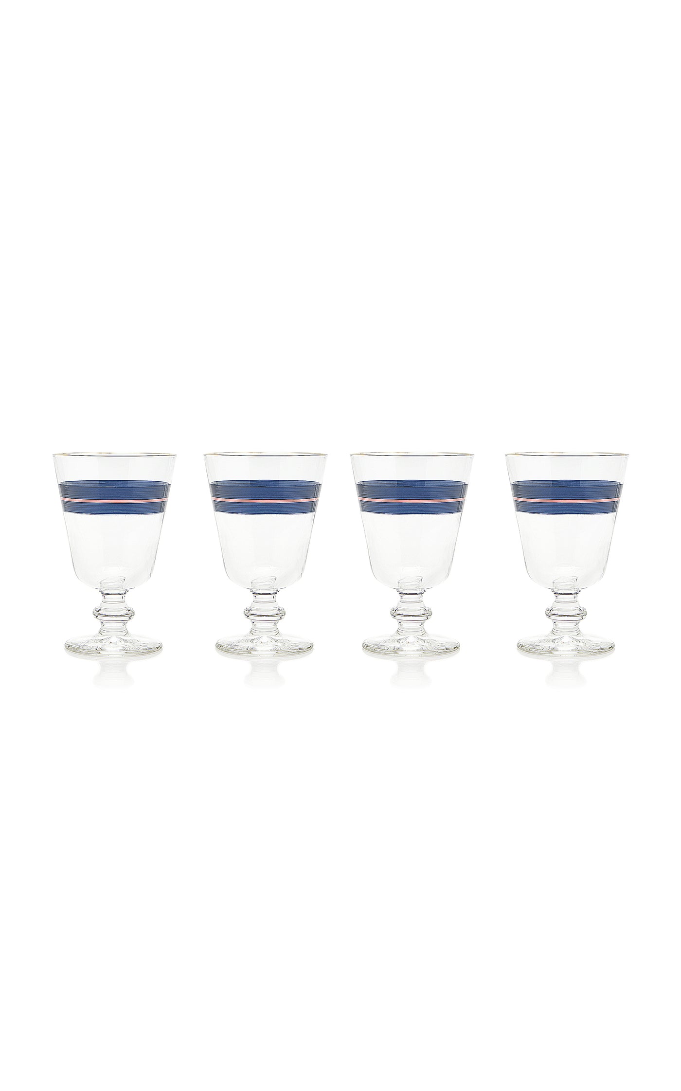 Set-of-Four Stemmed Water Glasses