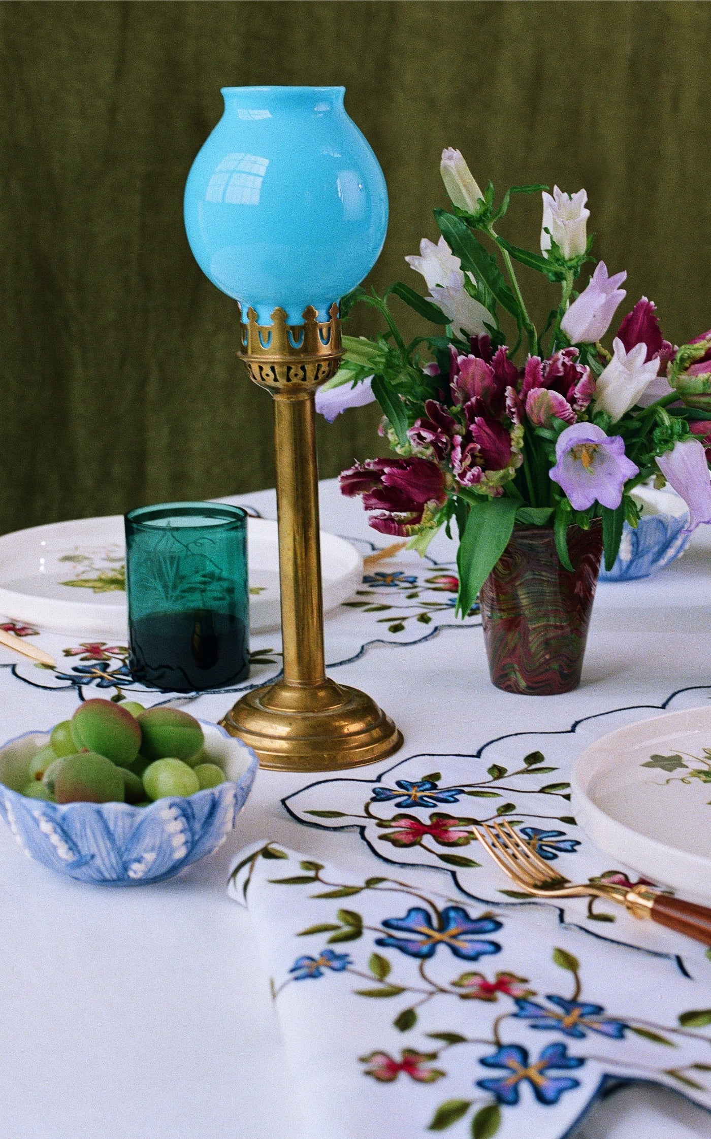 Set-of-Six Lily Of The Valley Ceramic Cereal Bowls