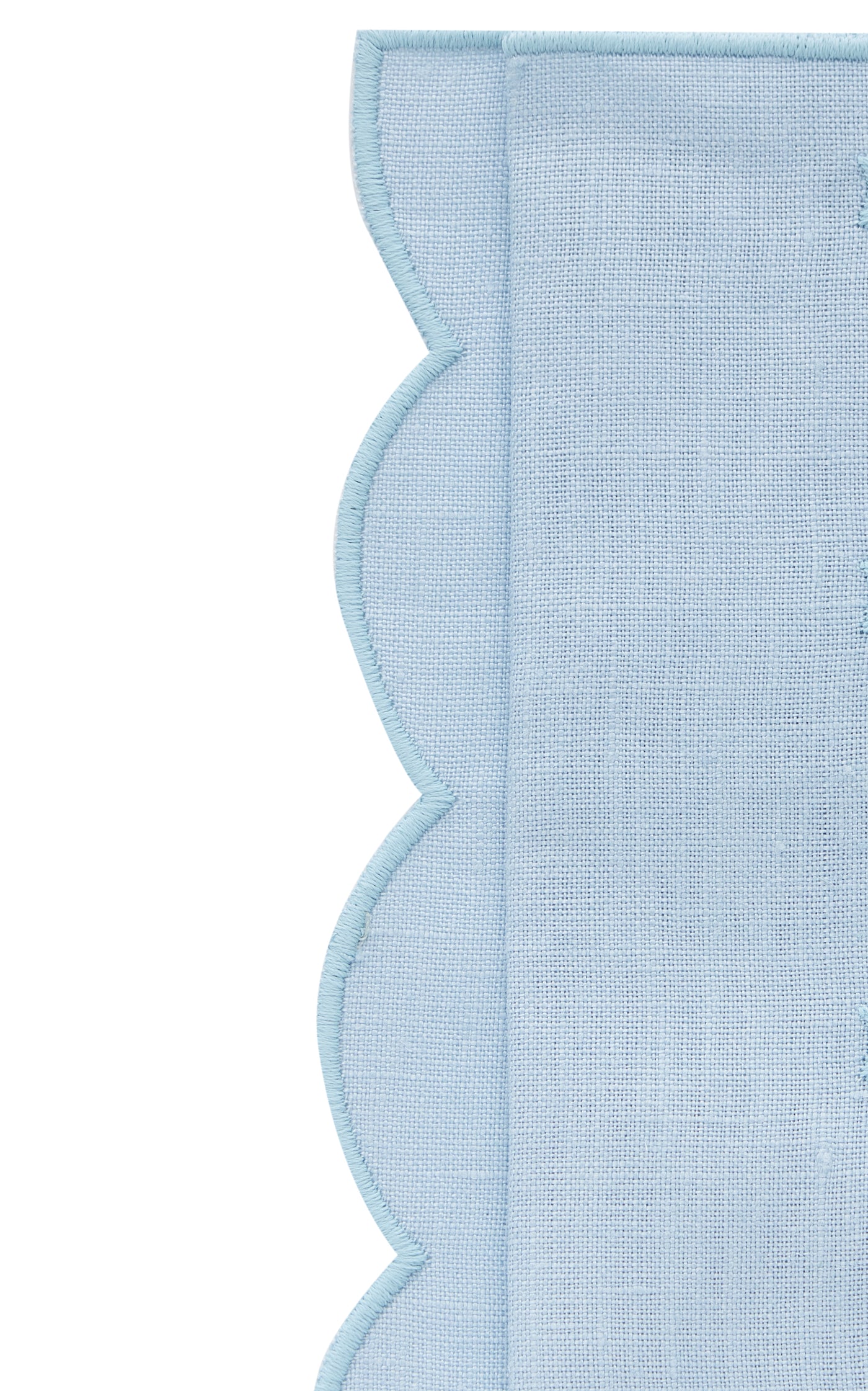 Set-of-Four Handcrafted Linen Cocktail Napkins