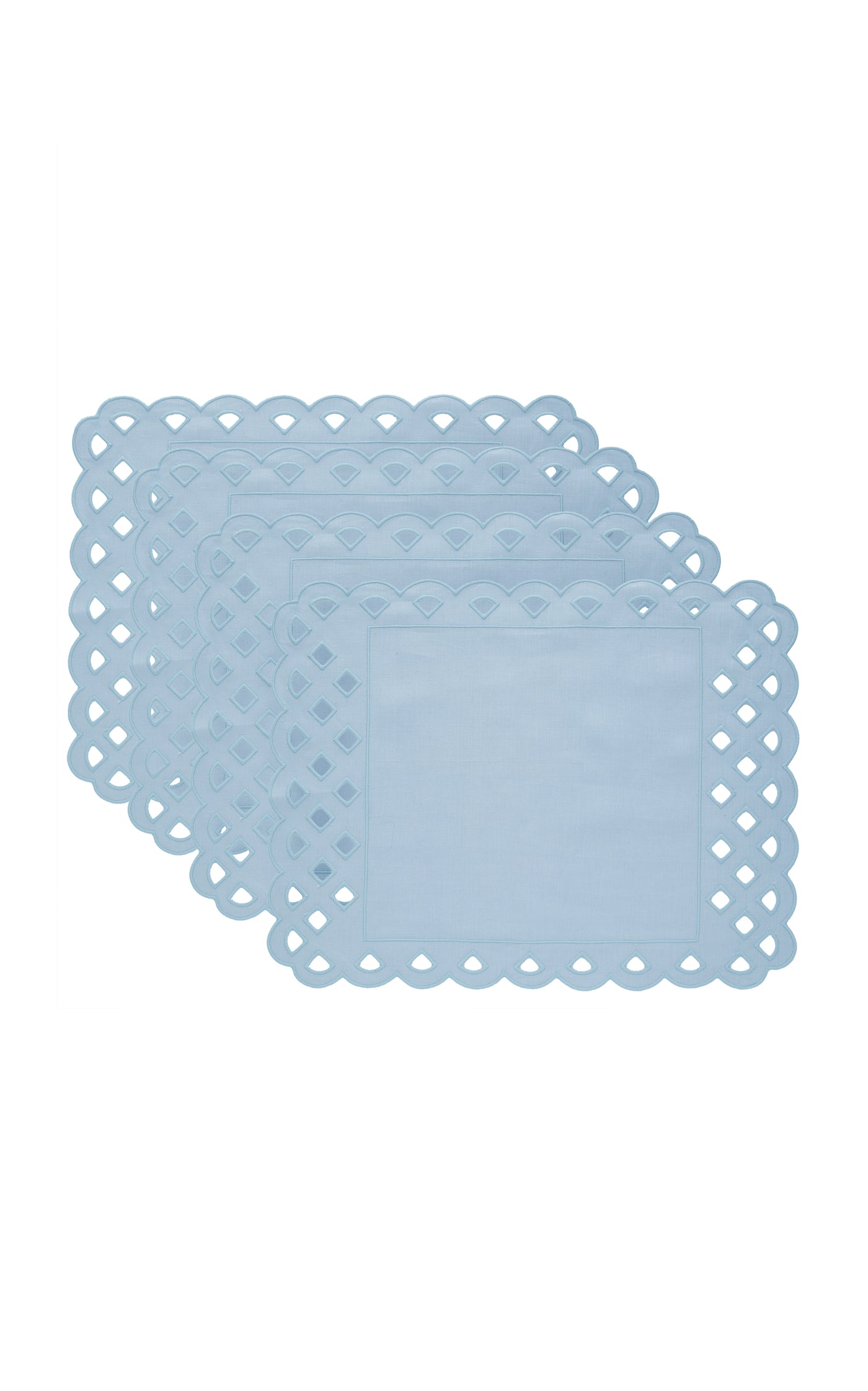 Set-of-Four Handcrafted Linen Placemats