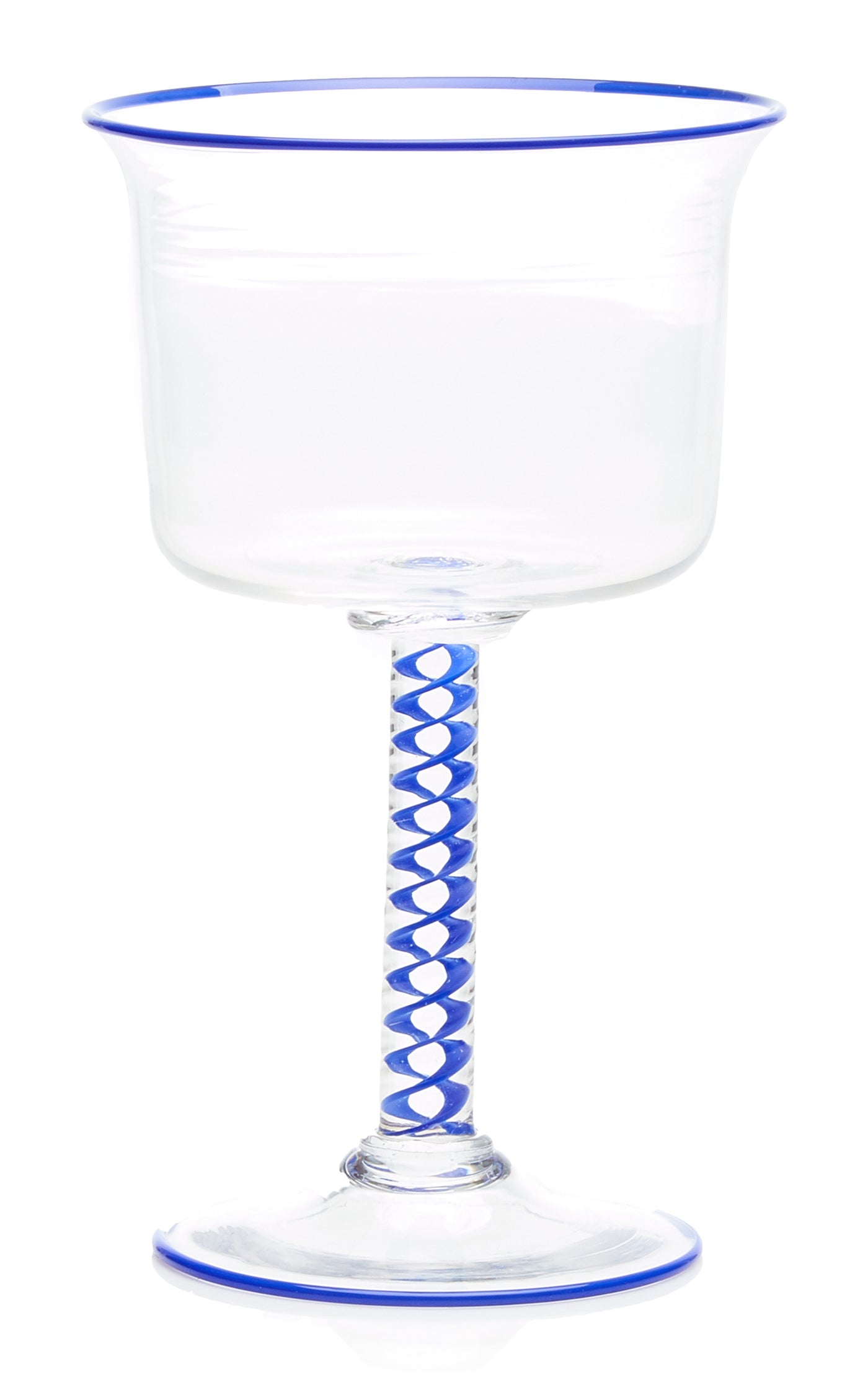 Spiral Stemmed Glass