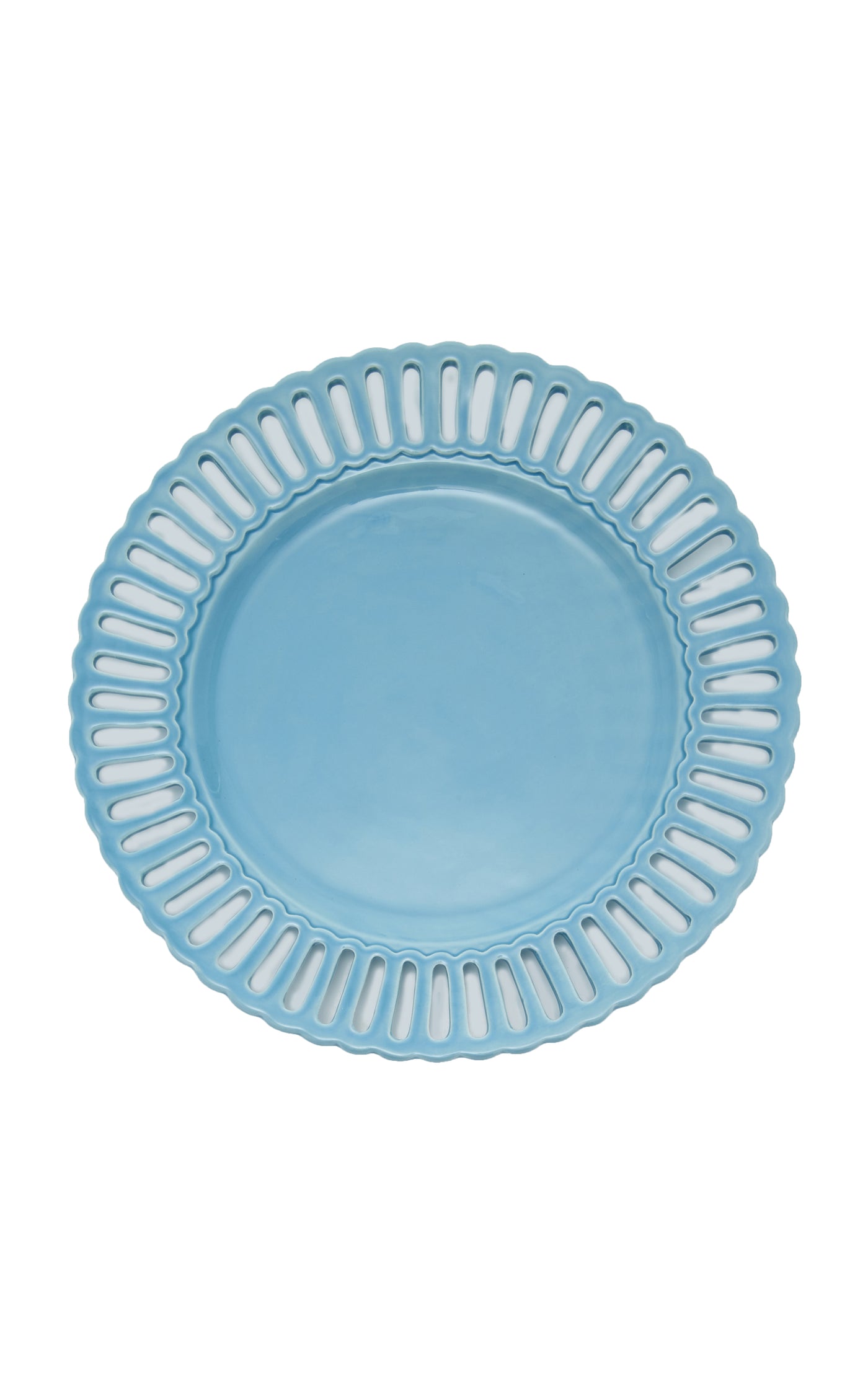 Balconata Creamware Charger Plate