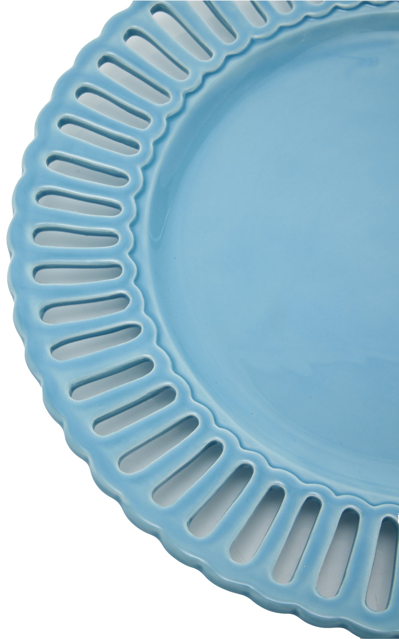Balconata Creamware Charger Plate