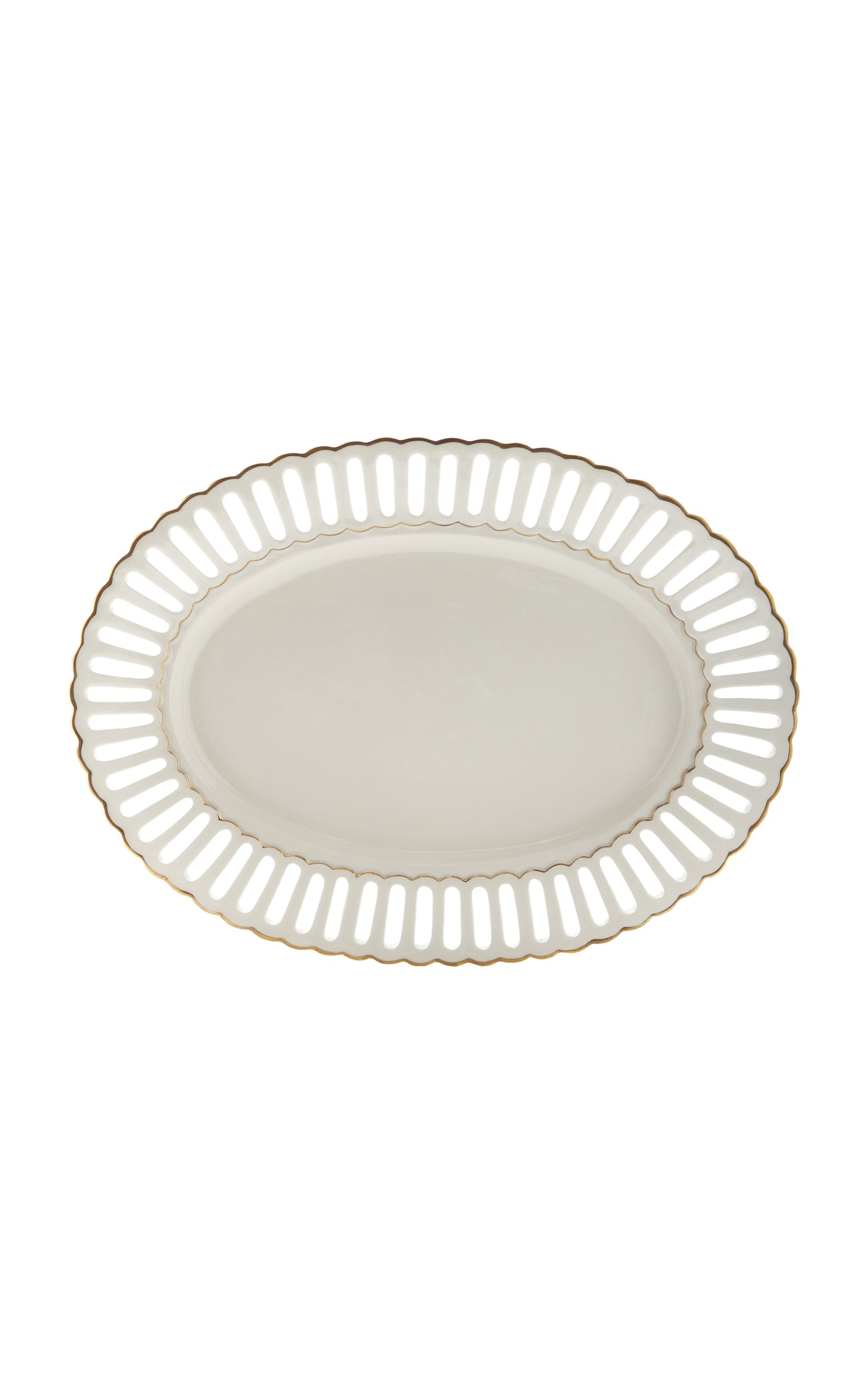 Balconata Creamware Serving Tray