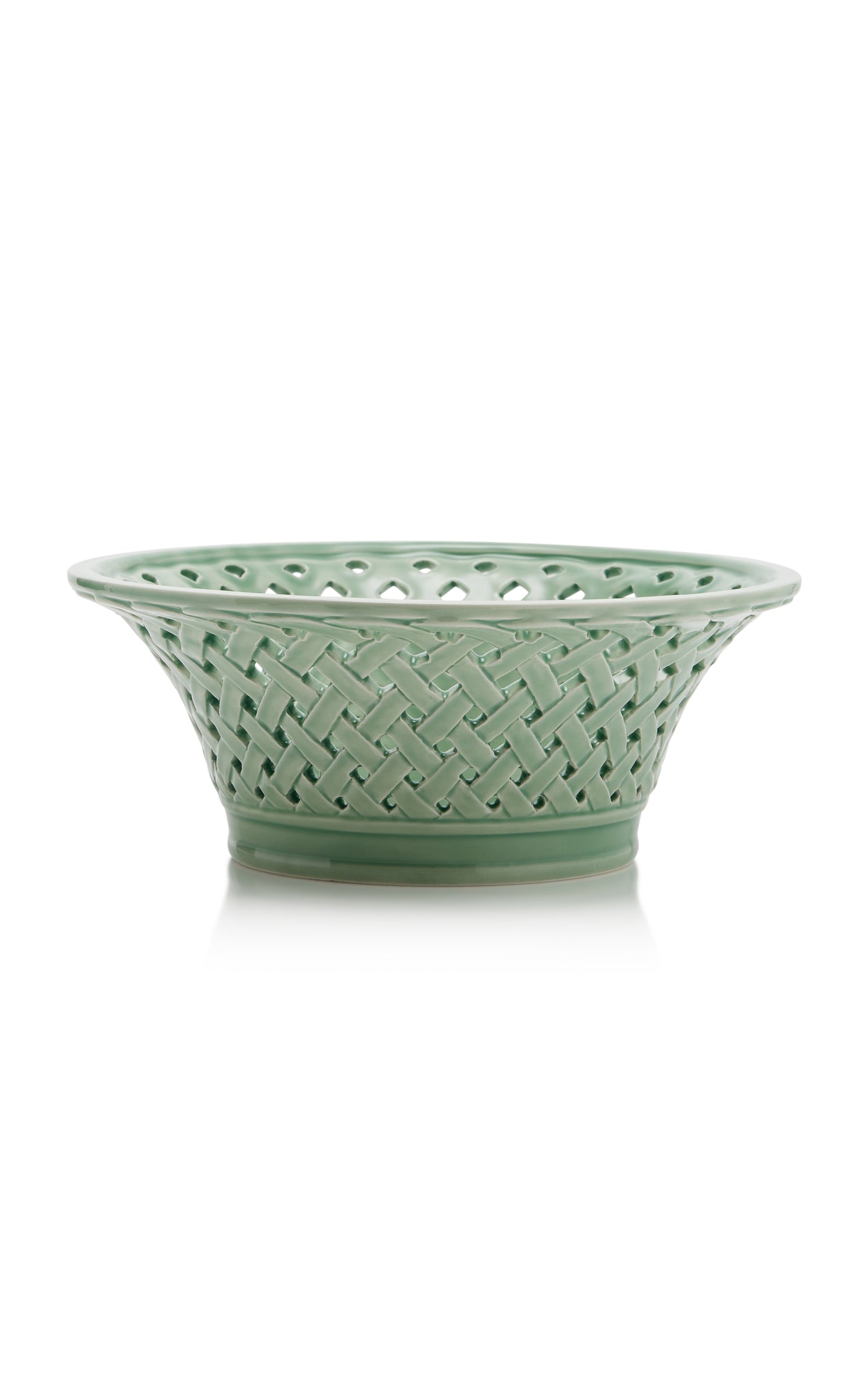 Openwork Creamware Bowl