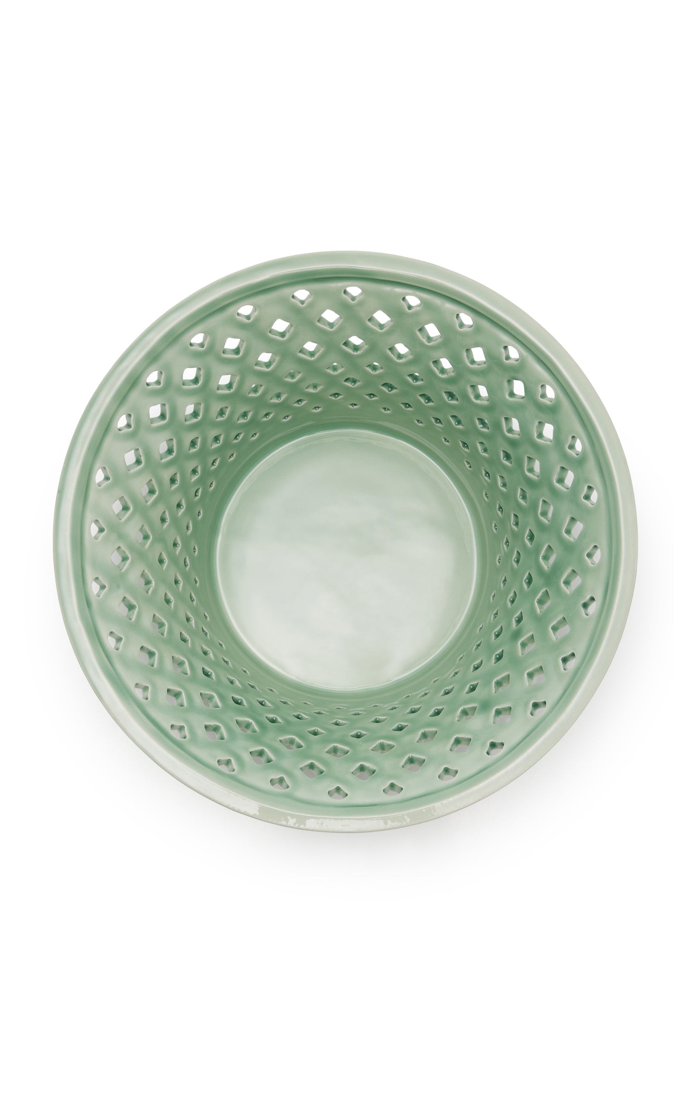 Openwork Creamware Bowl