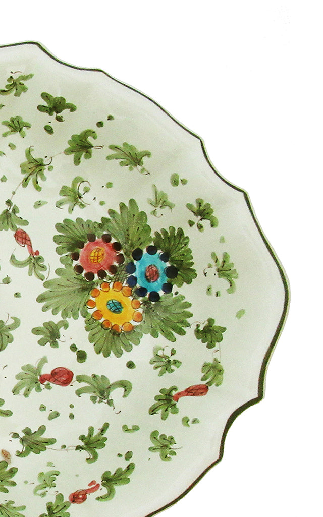 Fiorito by MODA DOMUS, Handpainted Ceramic Oval Bowl
