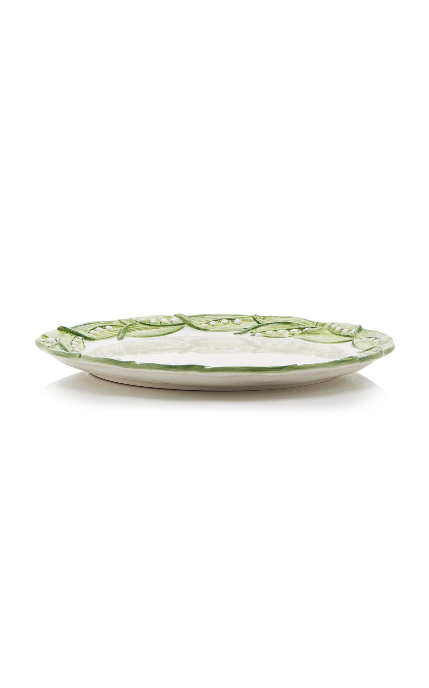 Lily of the Valley Ceramic Serving Plate