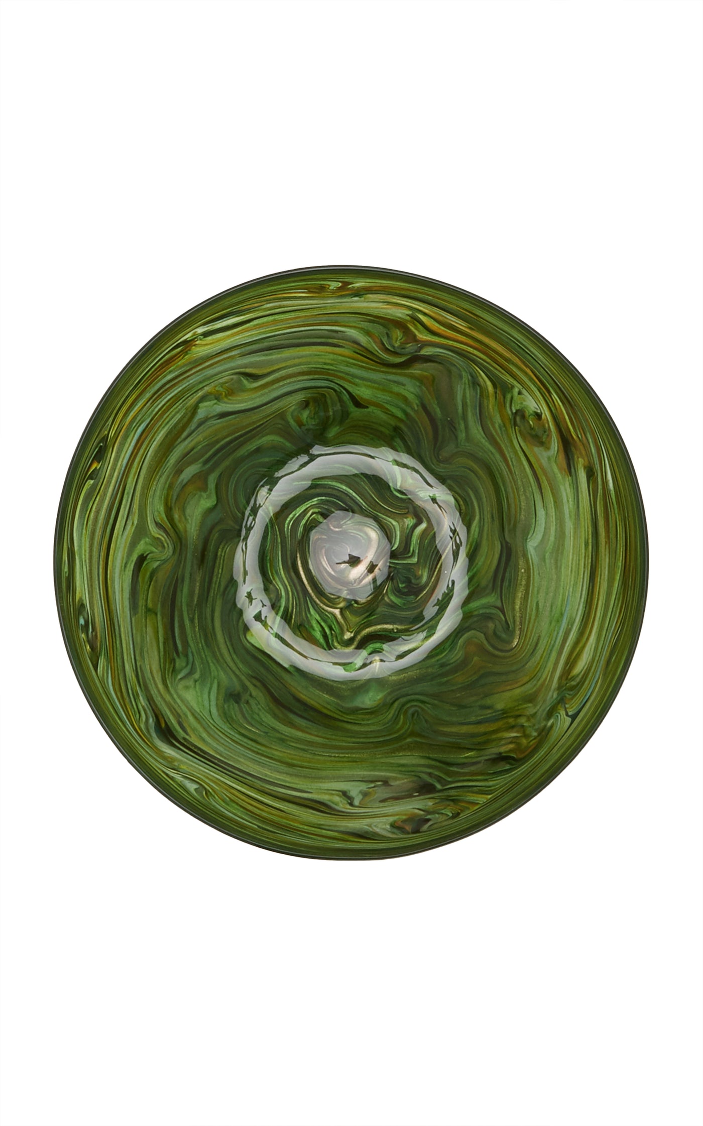 Calcedonio Glass Salad Bowl