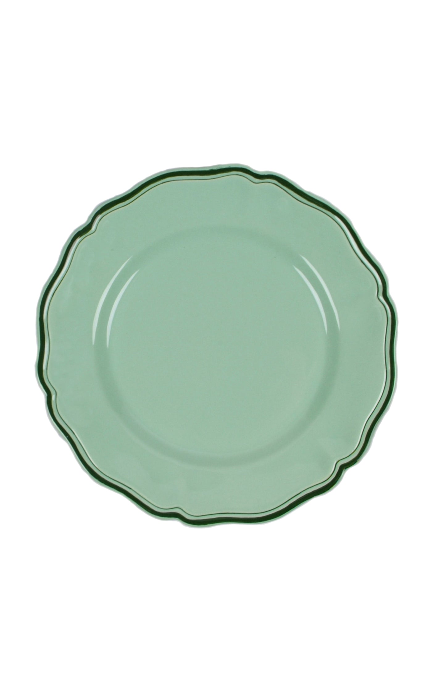 Moda Domus, Set-Of-Four Hand-Painted Ceramic Dinner Plates