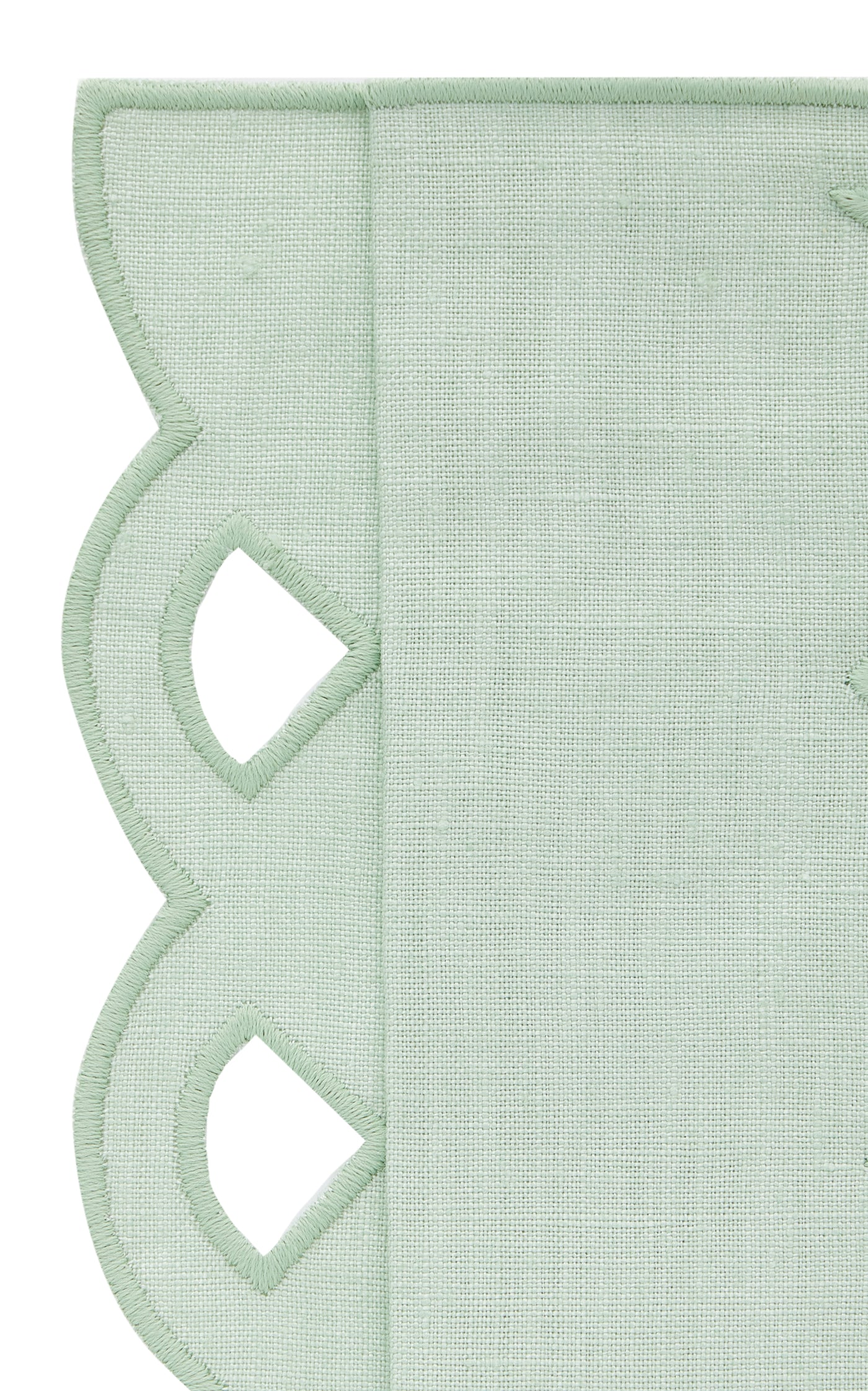 Set-of-Four Handcrafted Linen Cocktail Napkins