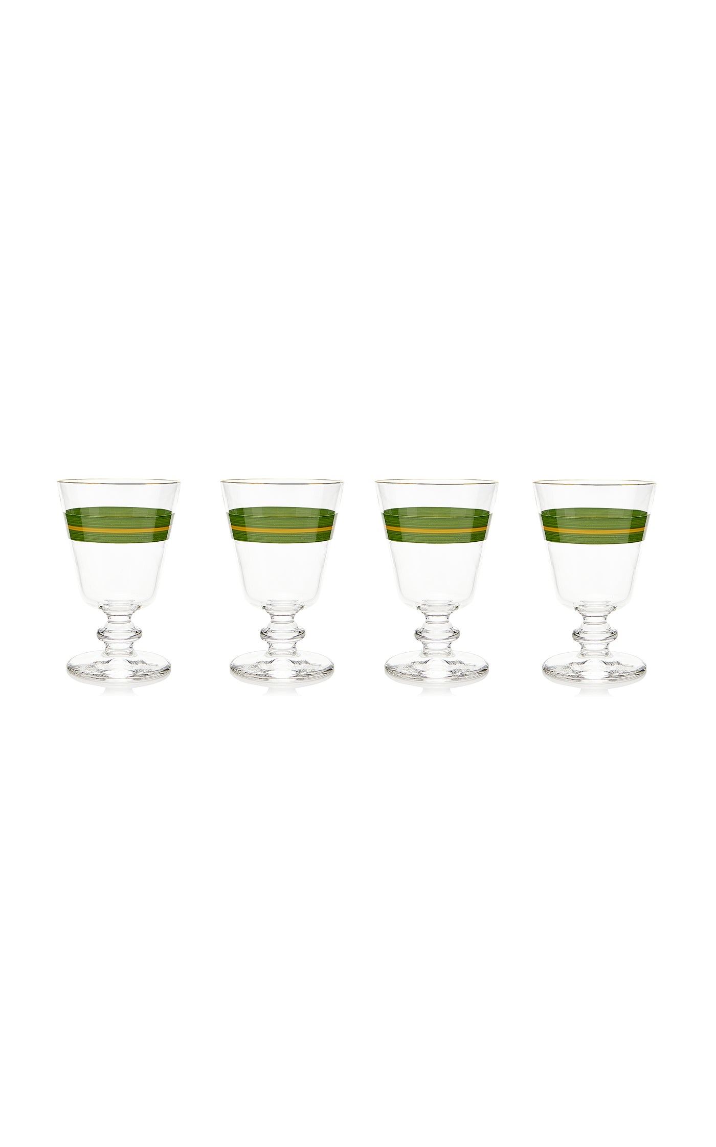 Set-of-Four Stemmed Wine Glasses