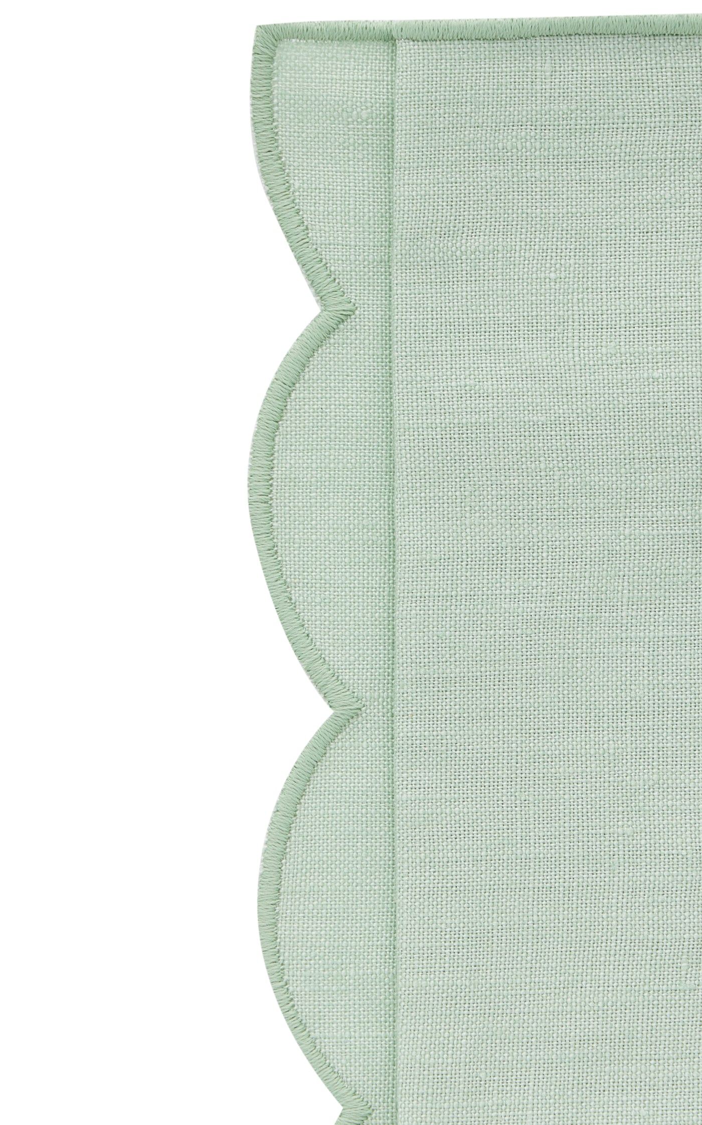 Set-of-Four Handcrafted Linen Cocktail Napkins