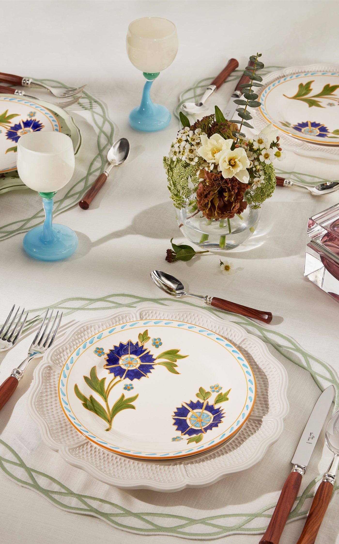 Set-of-Four Handcrafted Linen Placemats
