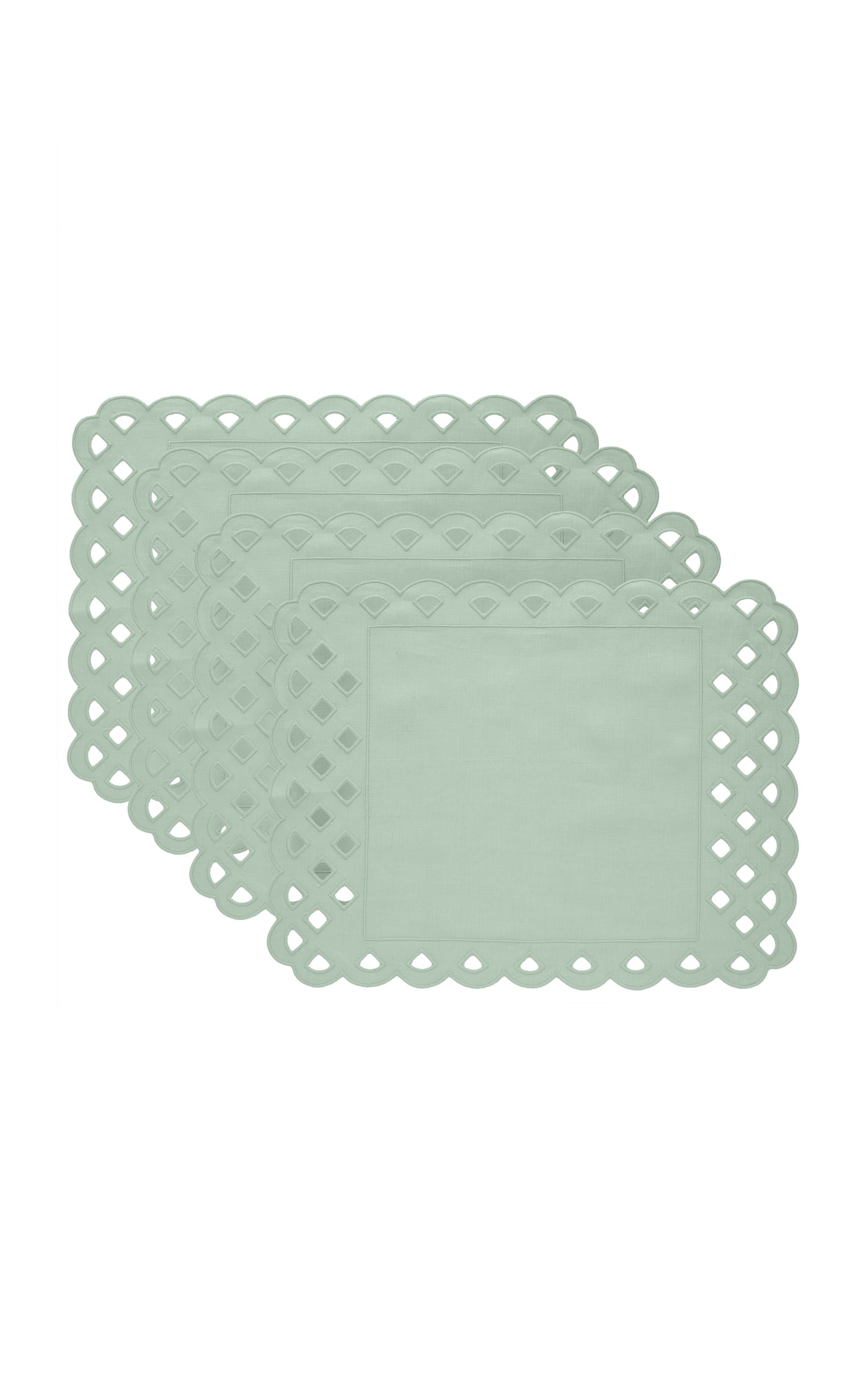 Set-of-Four Handcrafted Linen Placemats