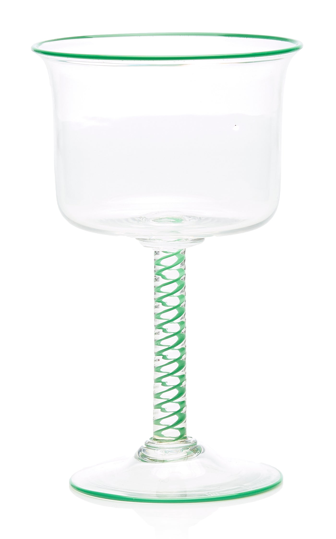 Spiral Stemmed Glass
