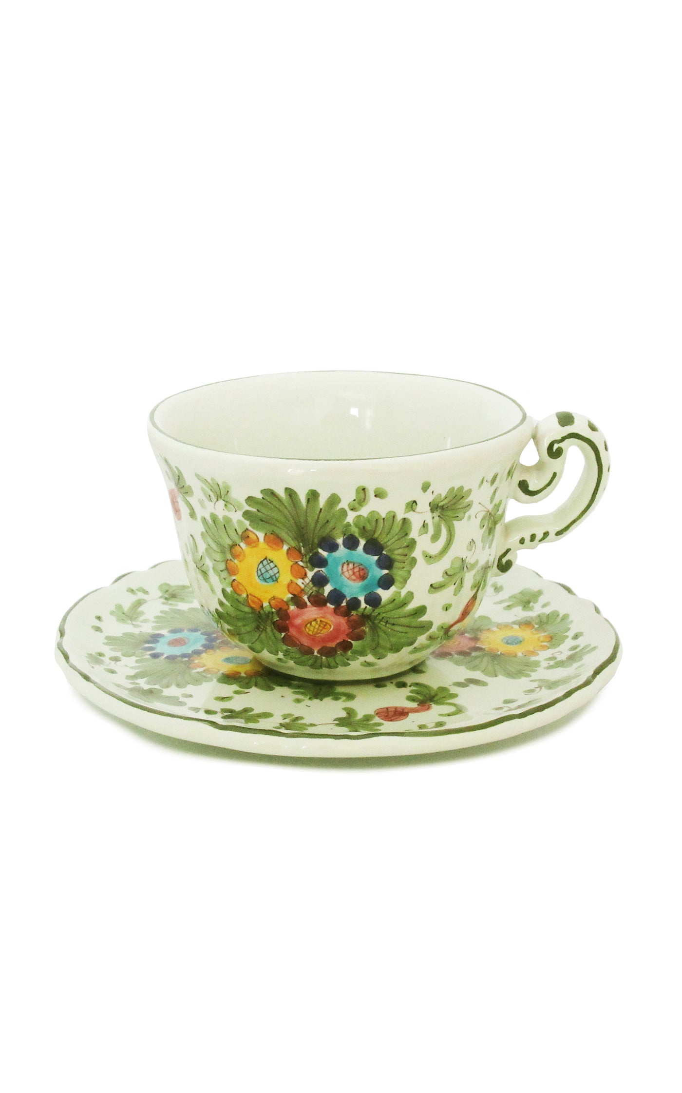 Fiorito by MODA DOMUS, Hand-painted Ceramic Tea Service Set