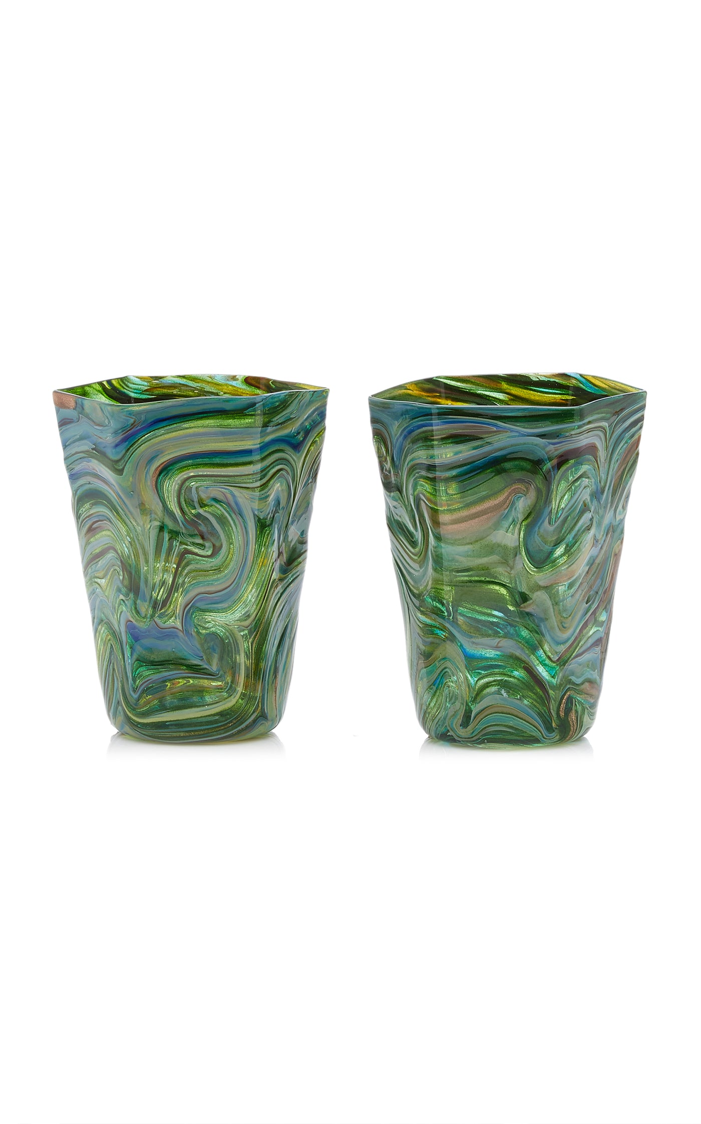 Set-Of-Two Calcedonio Water Glasses