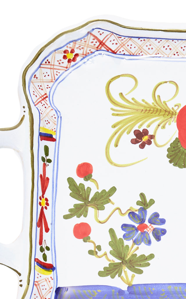 Carnation Porcelain Serving Tray