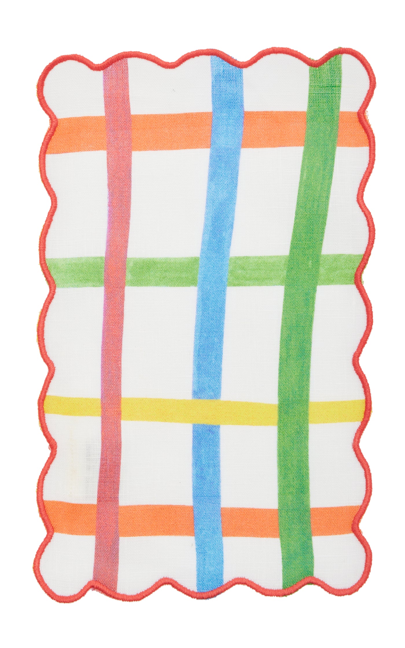 Set-of-Four Linen Cocktail Napkins