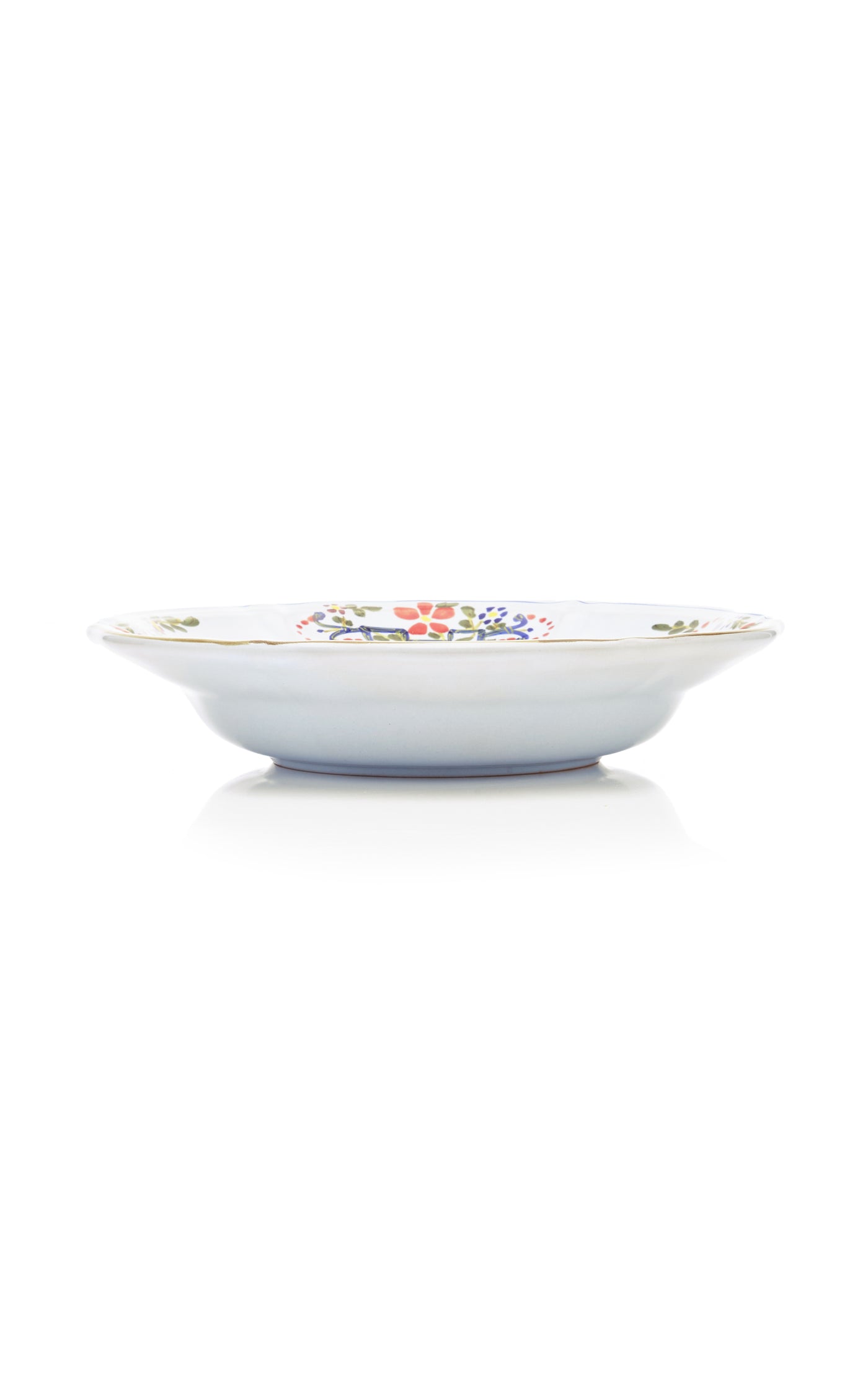 Set-Of-Four Porcelain Soup Plates