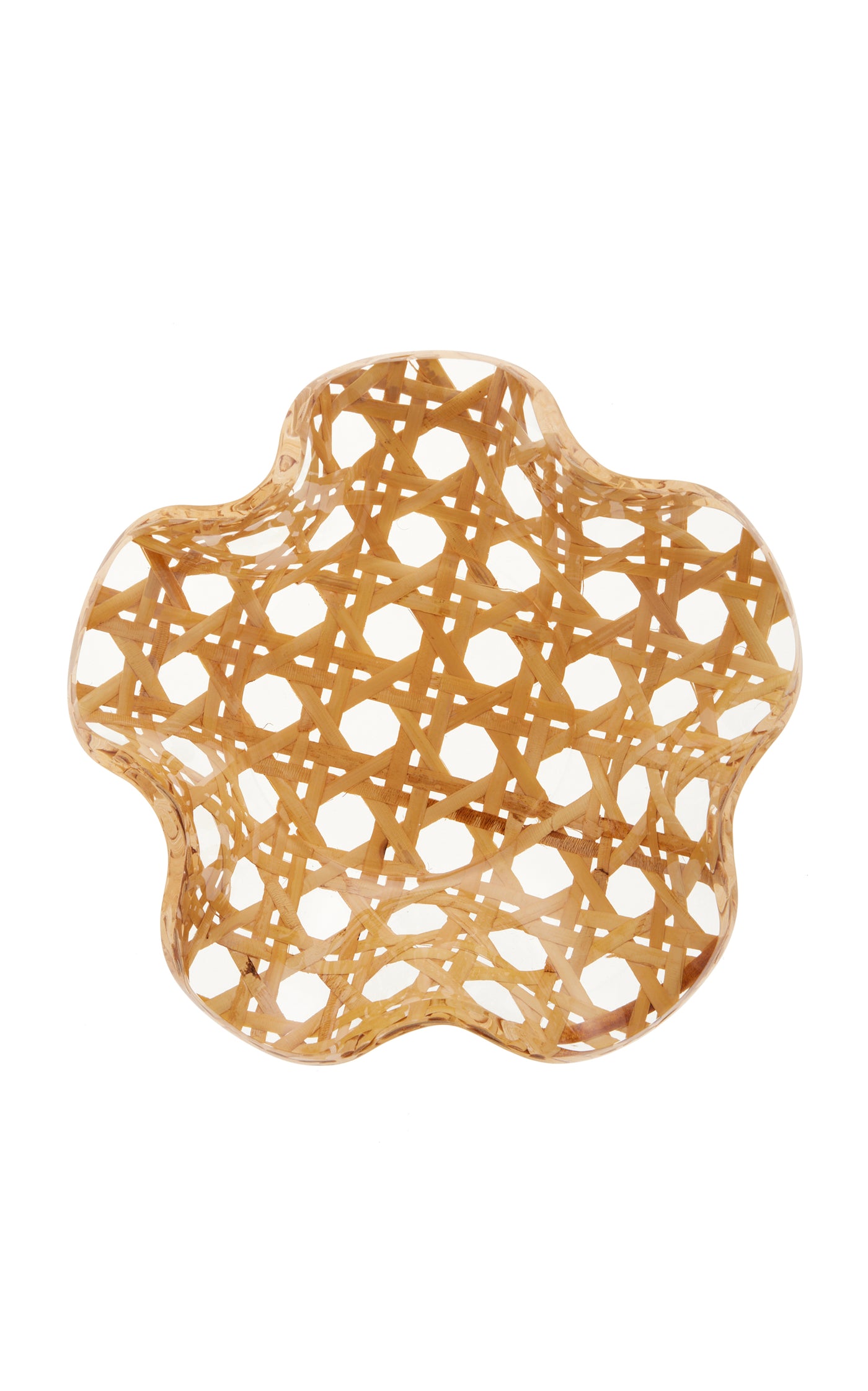 Set-Of-Four Rattan Dessert Bowls