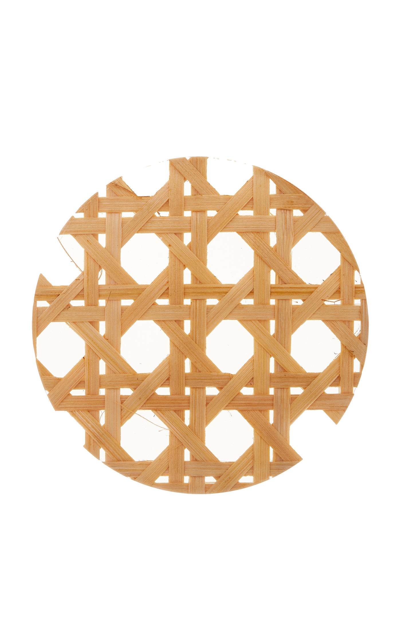 Set-Of-Four Rattan Coasters